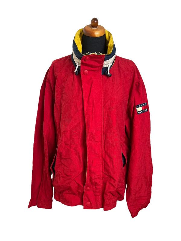 Tommy Hilfiger × Vintage VINTAGE TOMMY HILFIGER RED JACKET – SIZE L Size US L / EU 52-54 / 3 - 1 Thumbnail