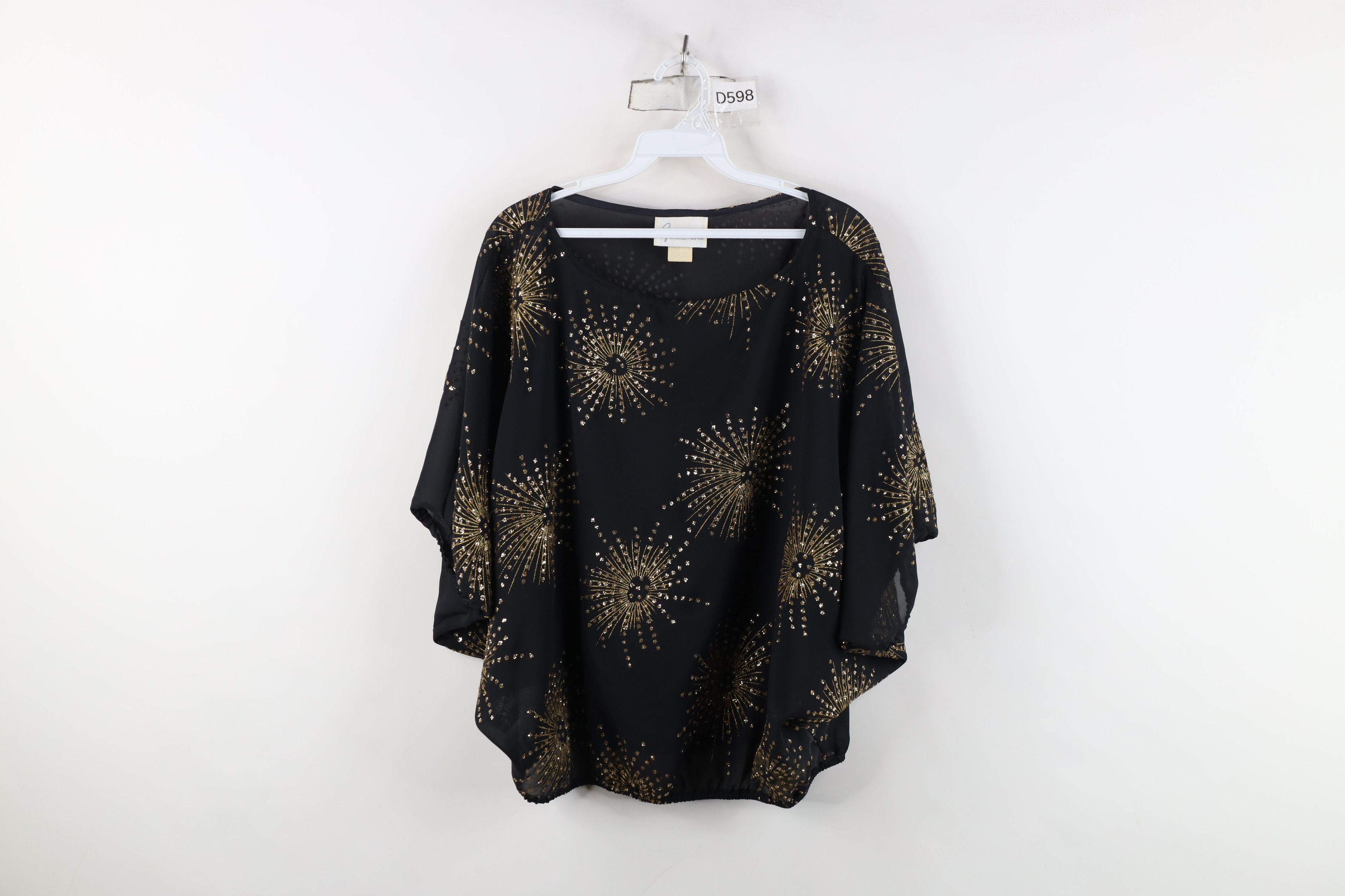 Vintage Vintage 80s Streetwear Dolman Sleeve Cropped T-Shirt USA Size XL / US 12-14 / IT 48-50 - 1 Thumbnail