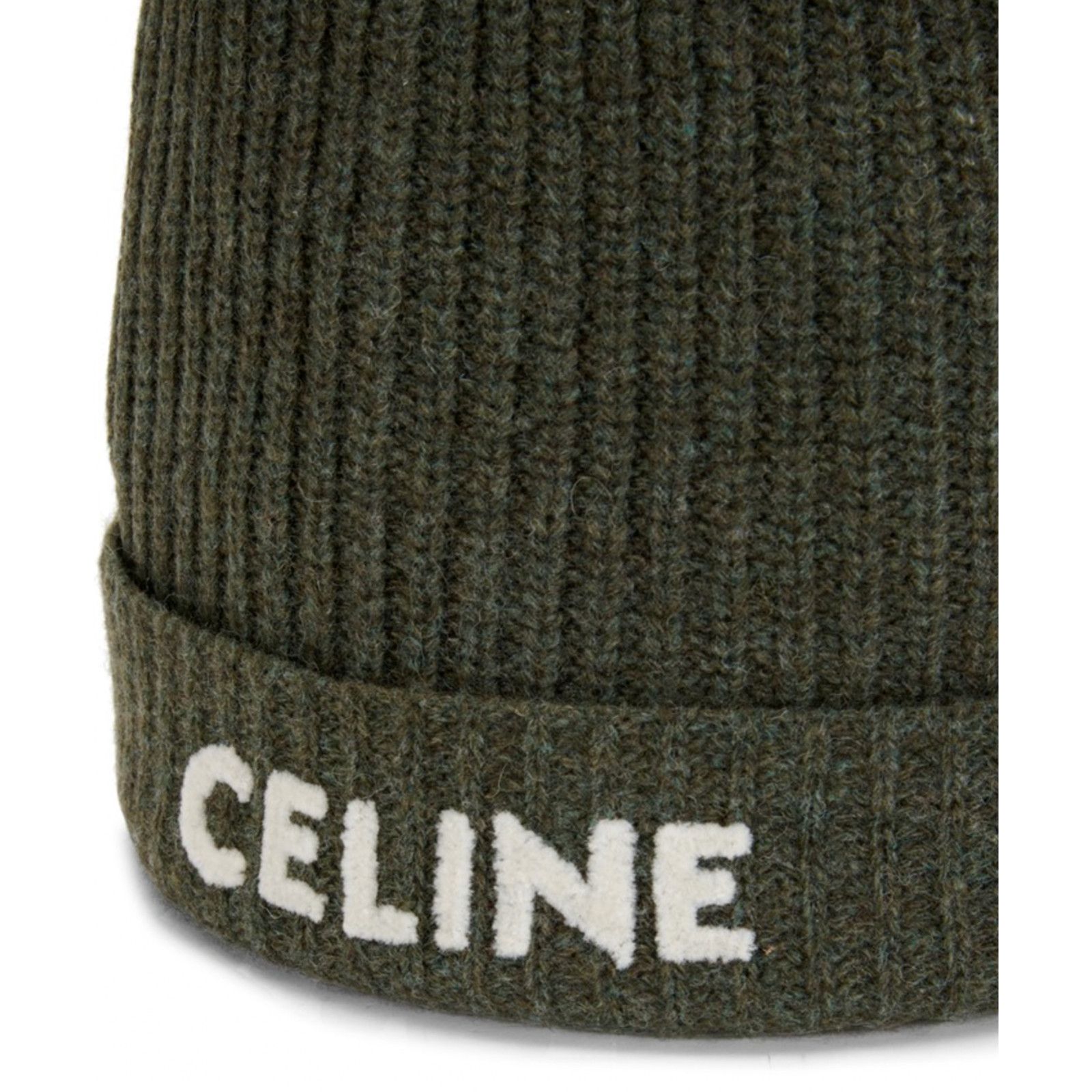 Celine Celine Paris Laine Wool Knit Beanie Winter Hat One Size Size ONE SIZE - 4 Thumbnail