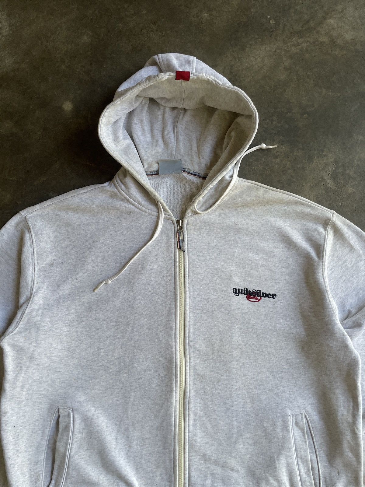 Quicksilver Vintage Quiksilver Zip Hoodie Logo Size US L / EU 52-54 / 3 - 8 Thumbnail