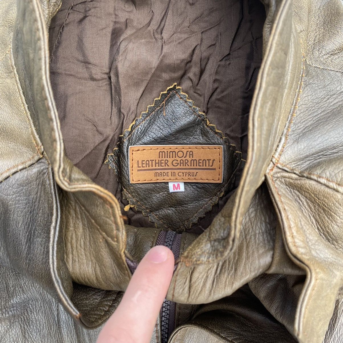 Vintage Vintage Leather Moto Jacket Mimora Style USA 90s Y2K Size US M / EU 48-50 / 2 - 7 Thumbnail