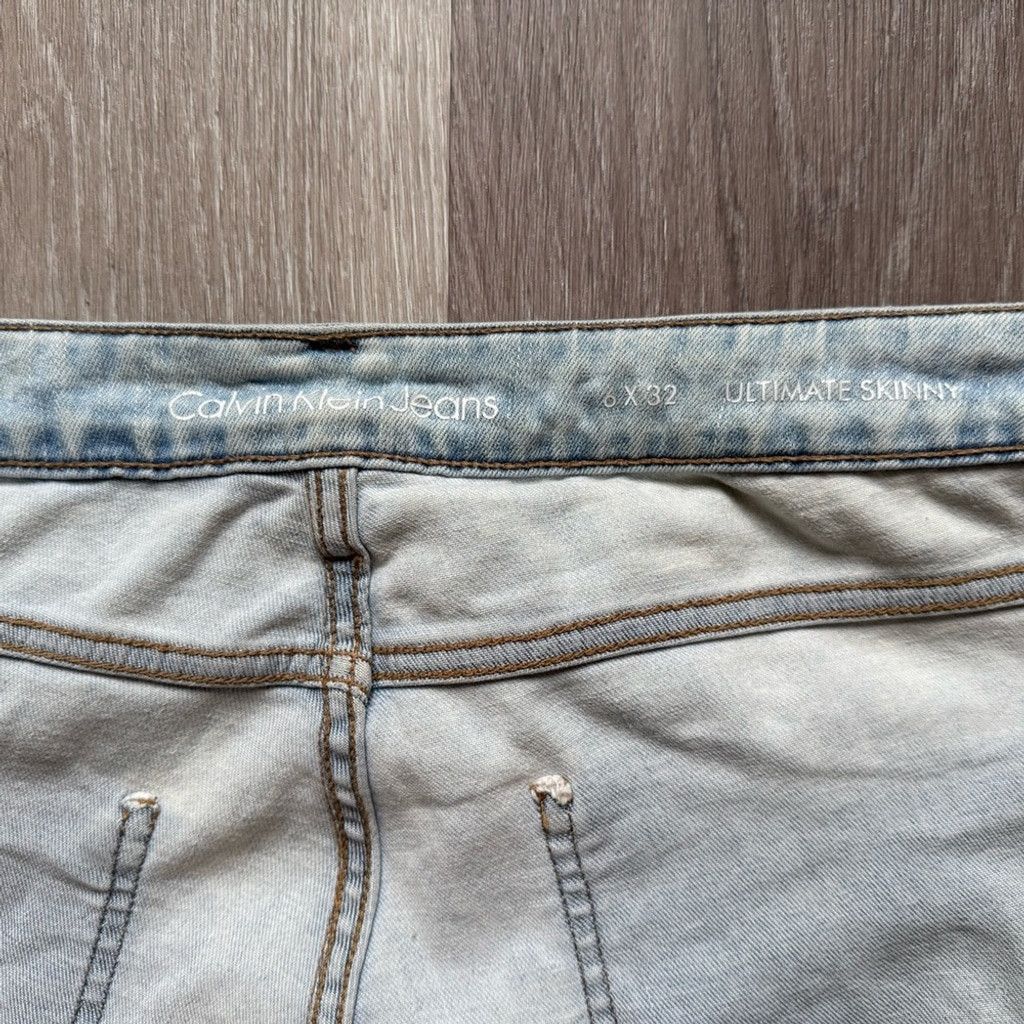 Calvin Klein Calvin Klein Blue Skinny Jeans Size 28" / US 6 / IT 42 - 3 Thumbnail