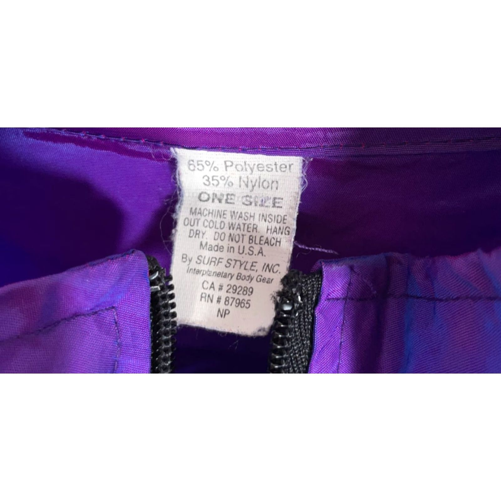 Vintage Vintage Yes Surf Style 90s Iridescent Purple 1/4 Zip Windbreaker Jacket Adult One Size 2XL Regular Men Size US M / EU 48-50 / 2 - 3 Thumbnail