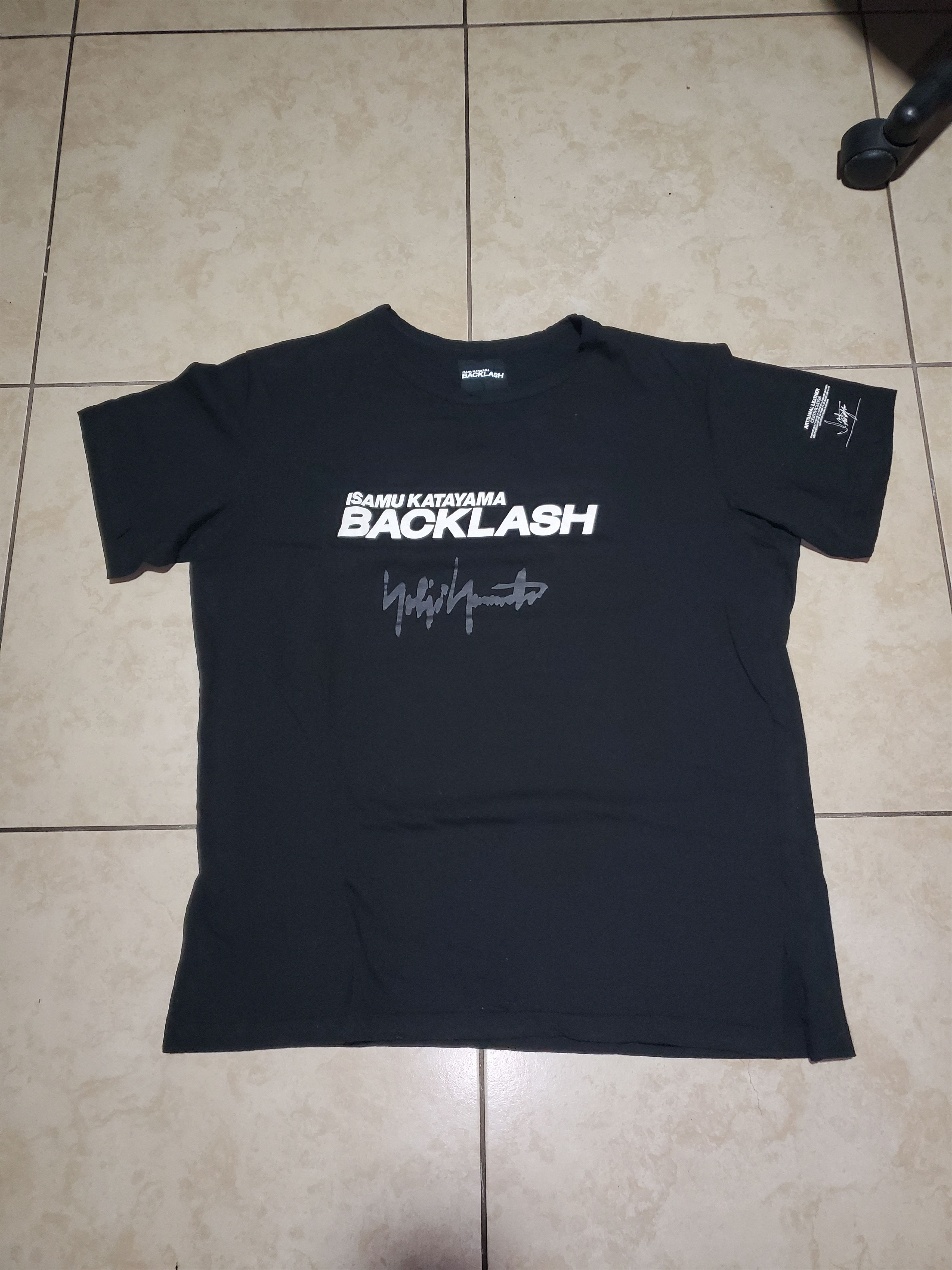 Yohji Yamamoto Isamu Katayama Backlash x Yohji Collaboration T Shirt Size US L / EU 52-54 / 3 - 1 Thumbnail