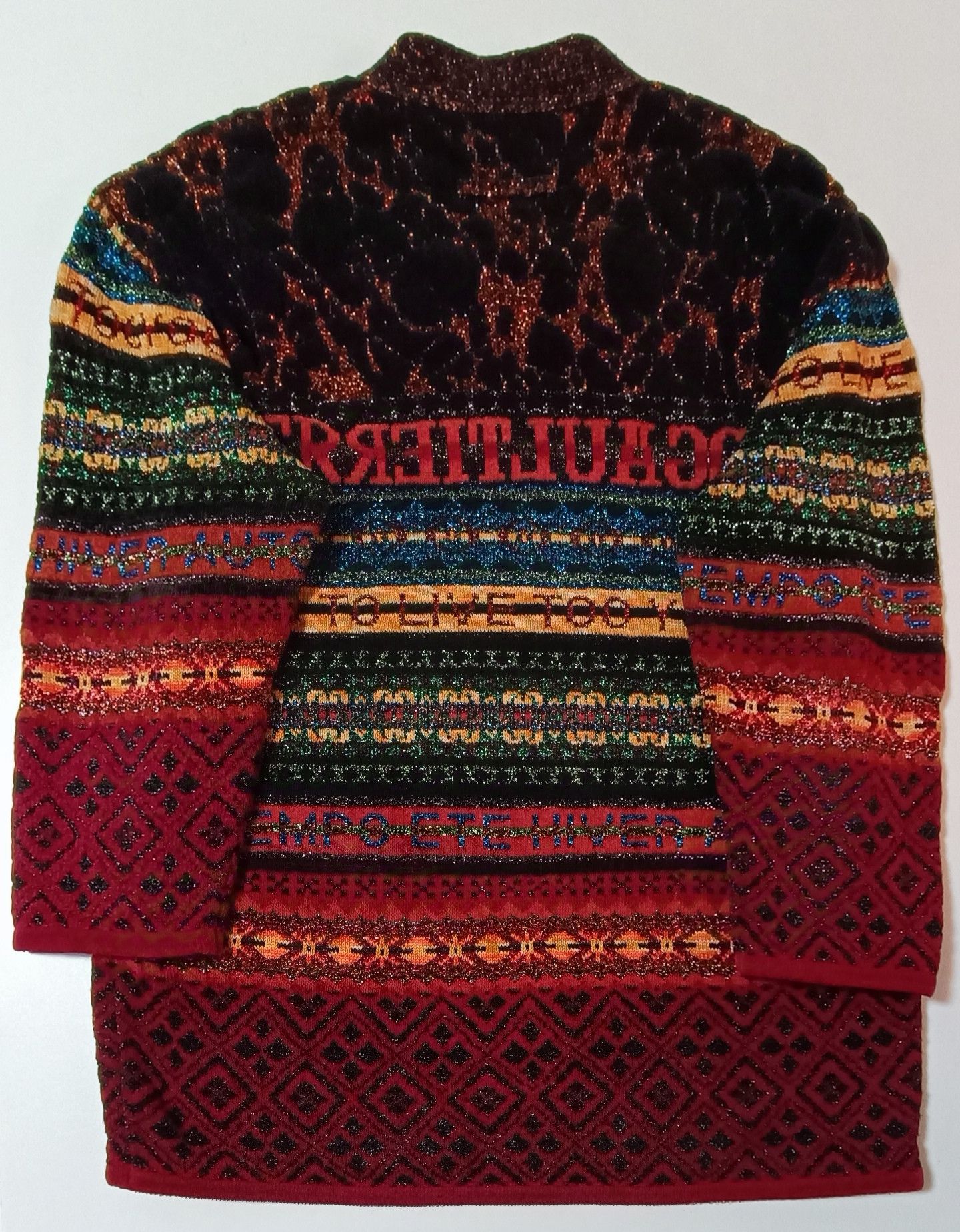 Jean Paul Gaultier Lurex oversize sweater Size US S / EU 44-46 / 1 - 19 Thumbnail