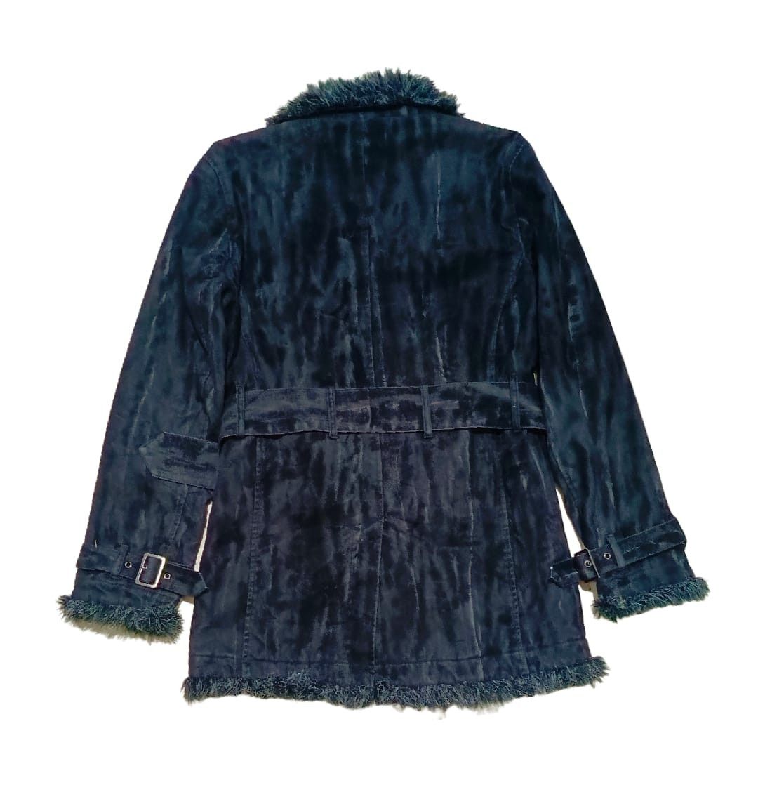 14th Addiction Waxed Faux Fur Jacket In The Attic Snakeskin LGB Style Size US M / EU 48-50 / 2 - 2 Thumbnail