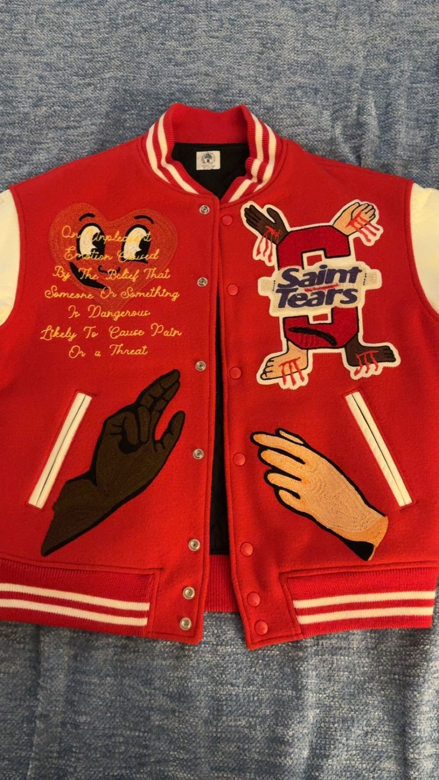 Saint Michael Saint Michael red varsity jacket Size US M / EU 48-50 / 2 - 1 Thumbnail