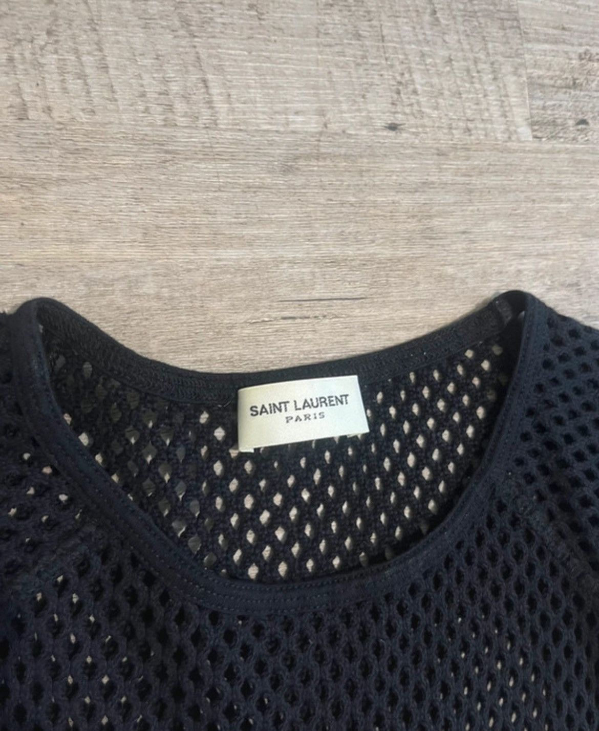 Saint Laurent Paris 2013 Saint Laurent hedi slimane maglia in rete net tank top Size US XS / EU 42 / 0 - 4 Thumbnail