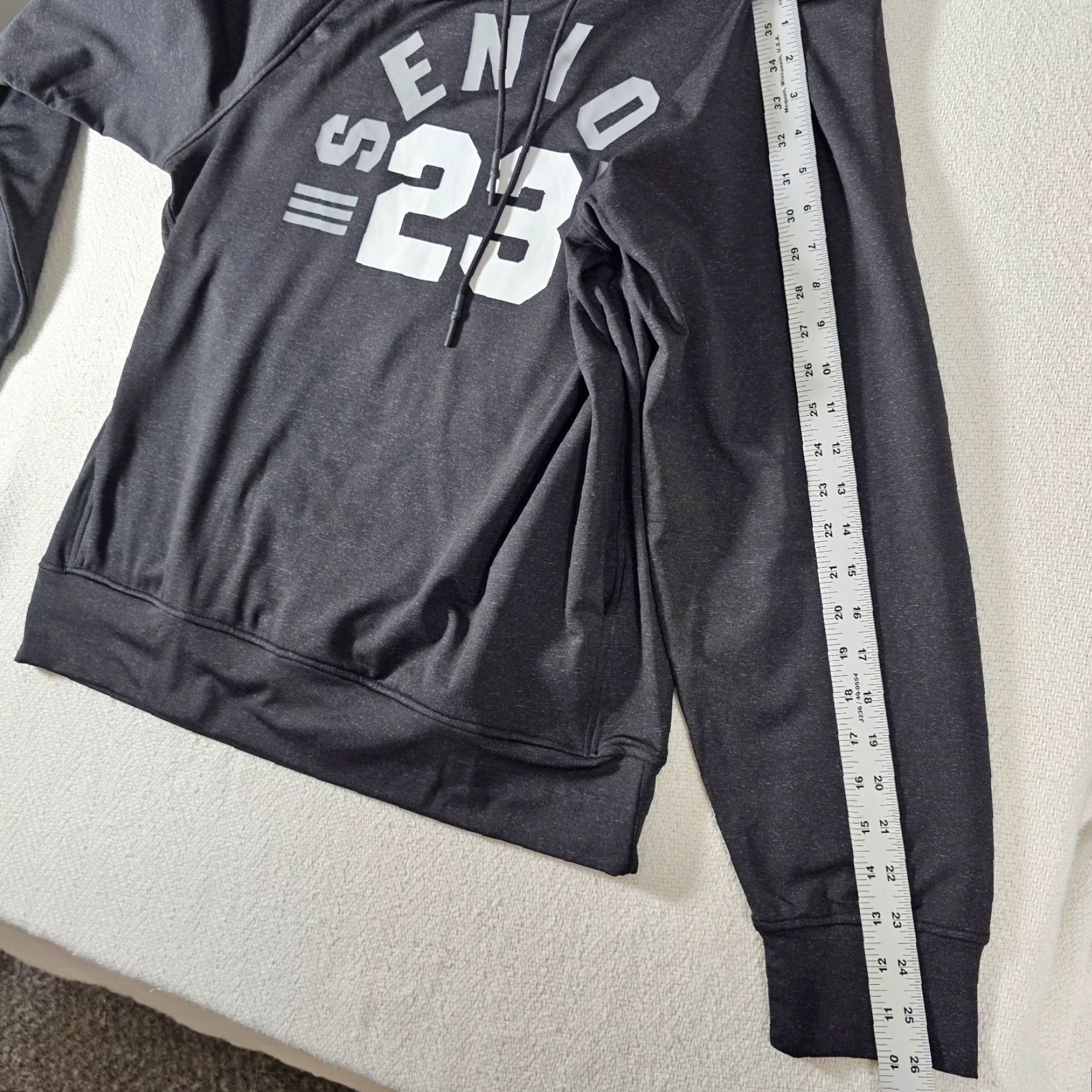 Vintage Herff Jones Class of 2023 Hoodie Large Black Pullover Mens Size US L / EU 52-54 / 3 - 6 Thumbnail