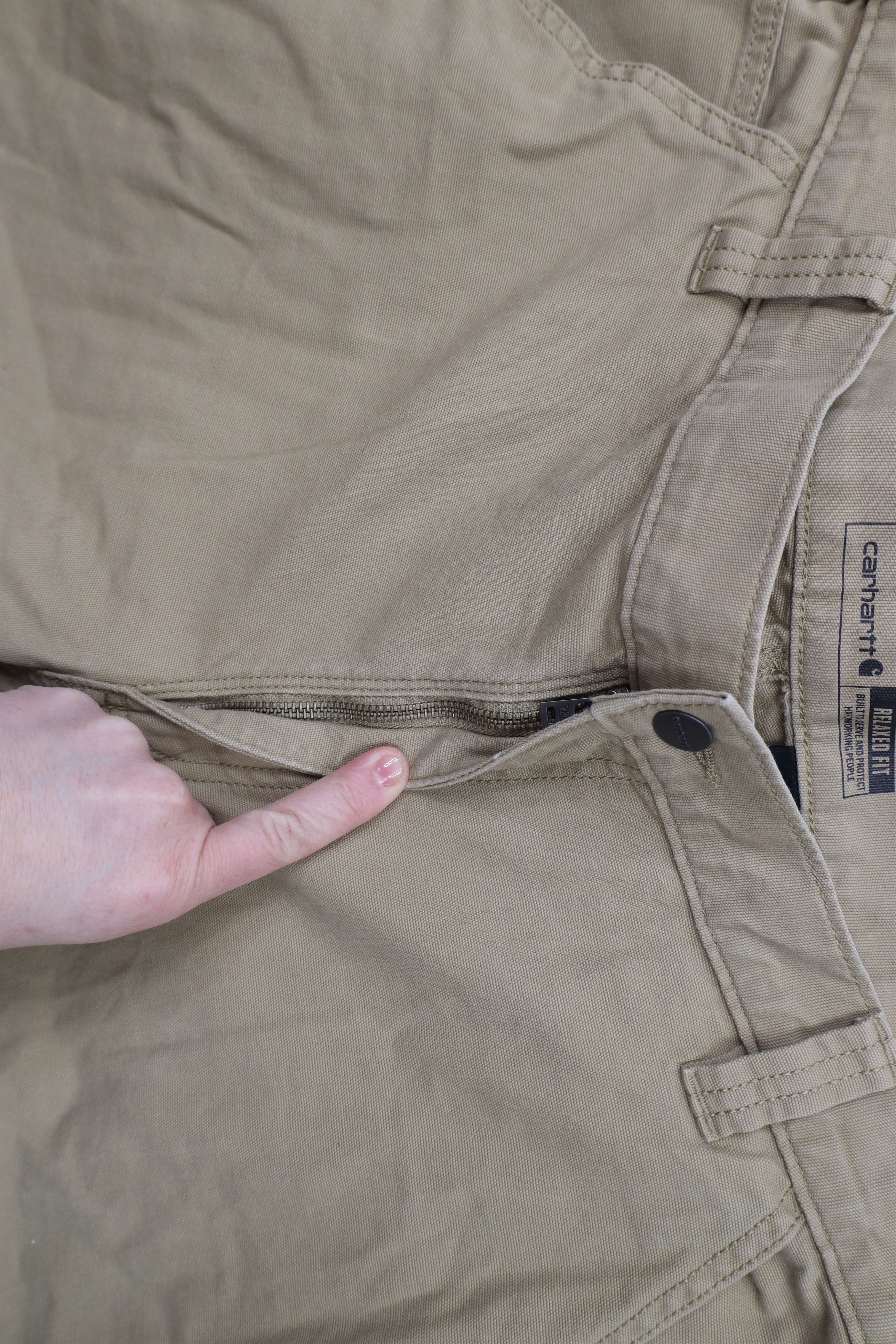 Carhartt × Vintage Vintage Y2K Carhartt Relaxed Fit Rugged Flex Dungaree Pants Size US 38 / EU 54 - 8 Thumbnail