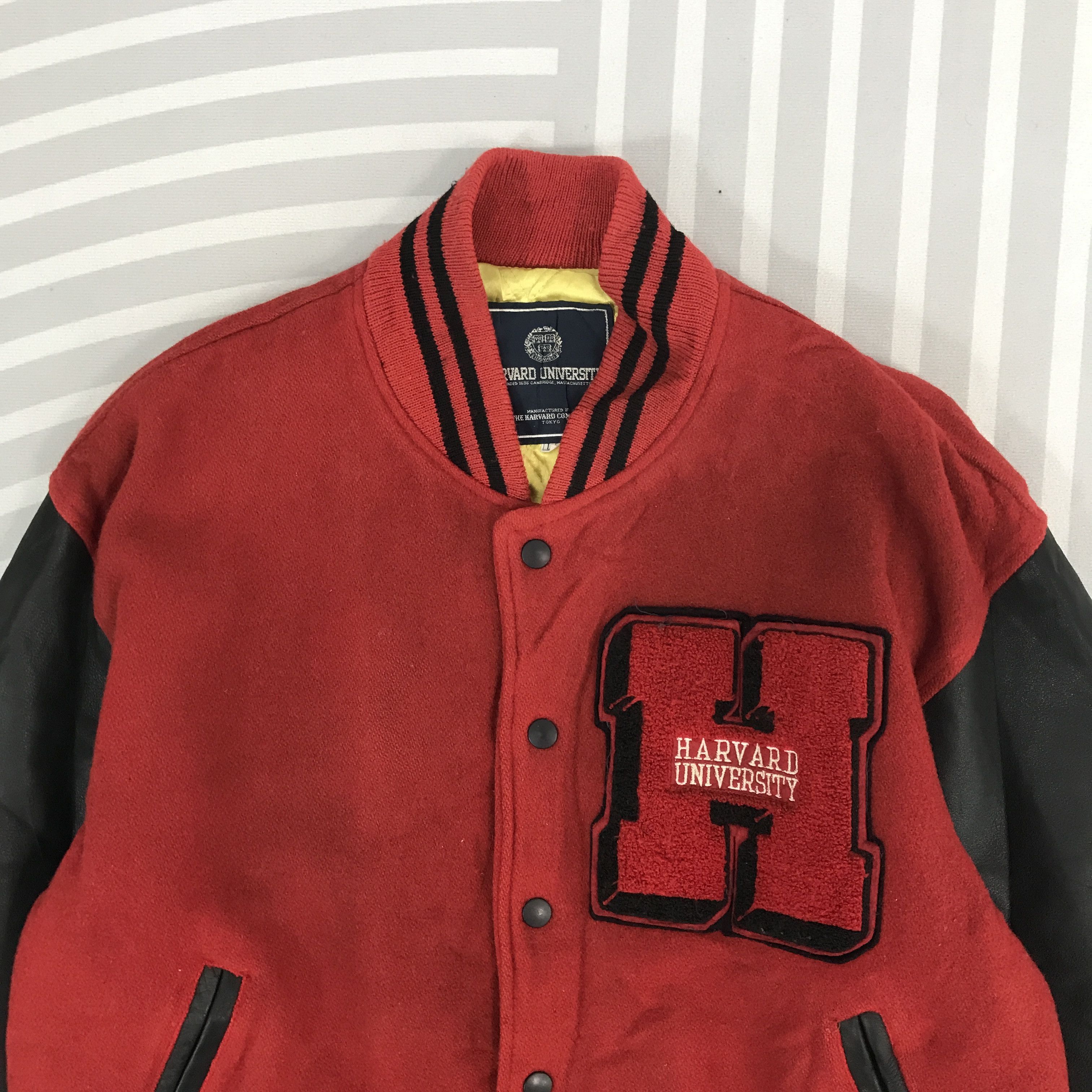 Vintage Vintage Harvard University Varsity Jacket sleeve leather Size US L / EU 52-54 / 3 - 2 Thumbnail