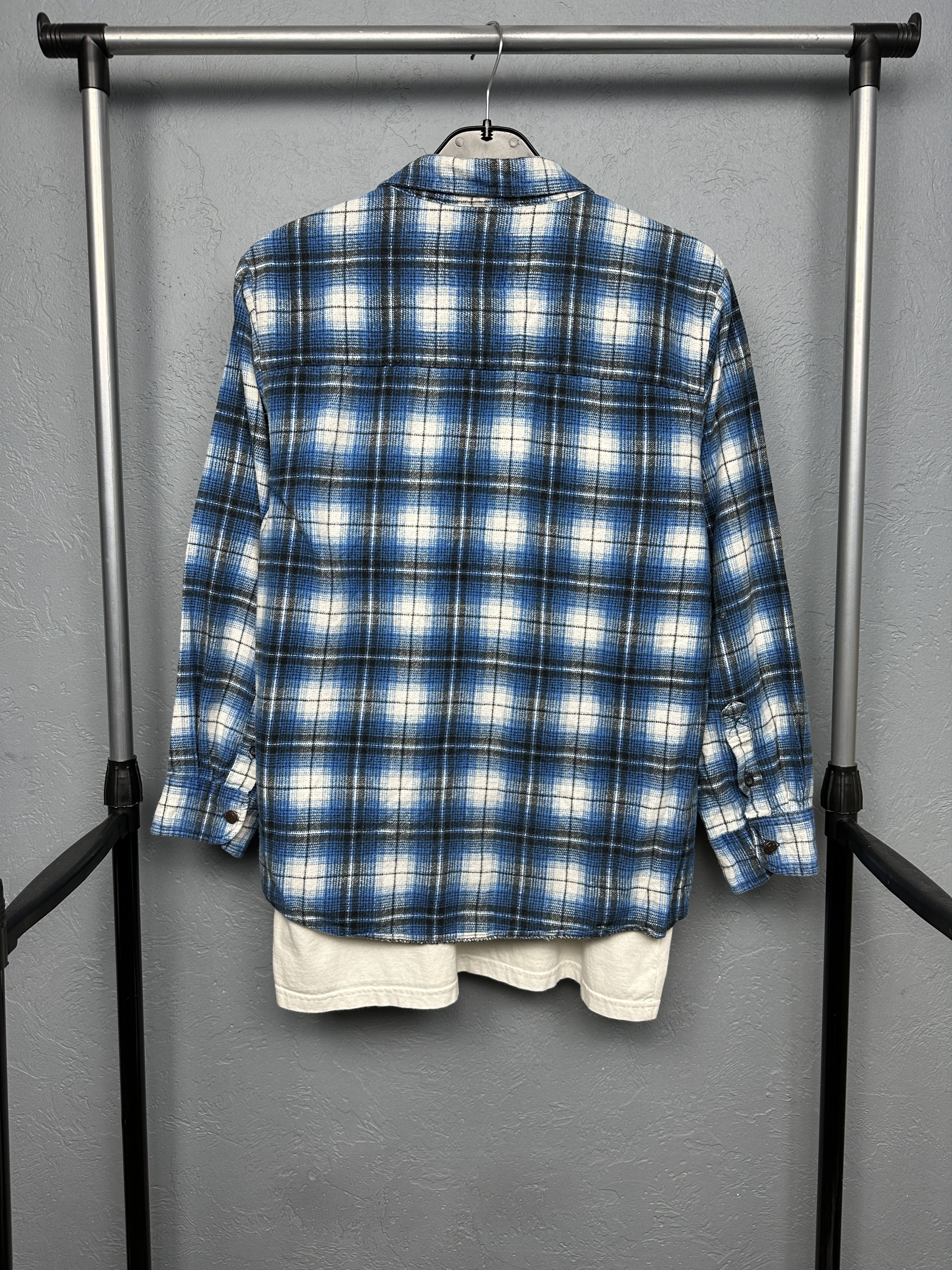 Levi's Levi's 90s Vintage Mens Flannel Plaid Shirt Size US M / EU 48-50 / 2 - 6 Thumbnail