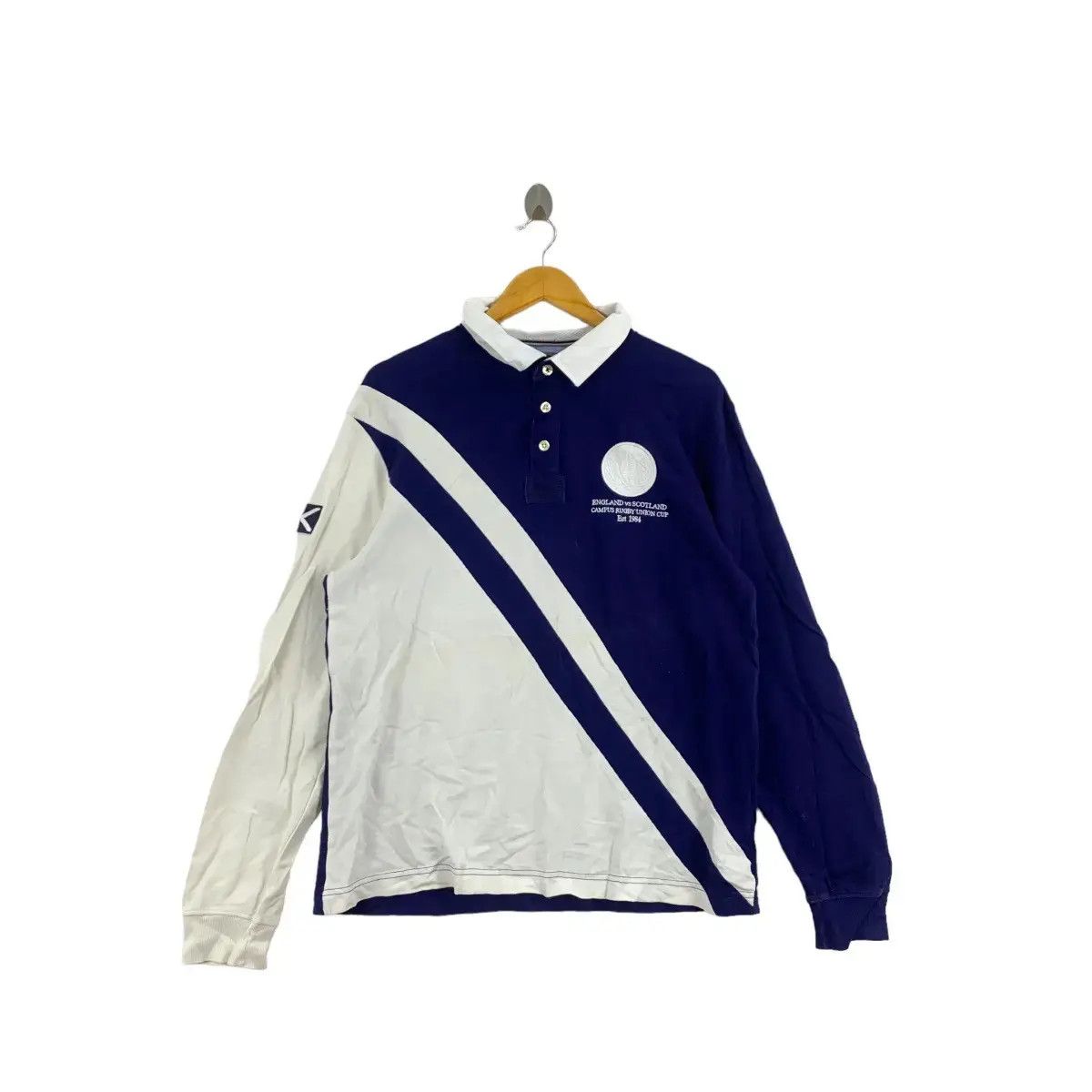 Zara ZARA MAN England Vs Scotland Campus Rugby Union Cup Est 1984 Size US XXL / EU 58 / 5 - 2 Thumbnail