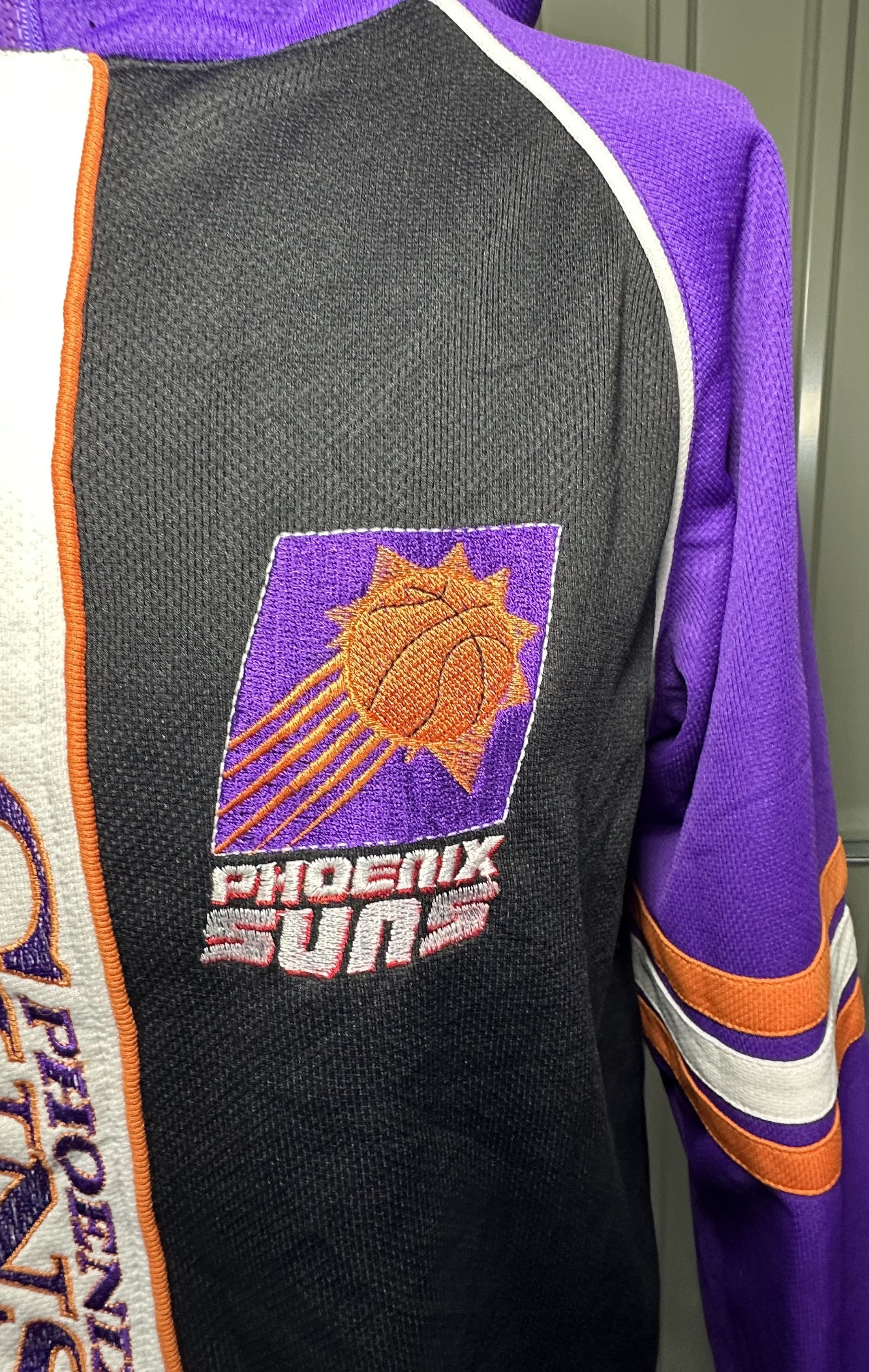 Other Vintage 90s Phoenix Suns NBA Warm Up Jacket Sportonics Size US XL / EU 56 / 4 - 4 Thumbnail