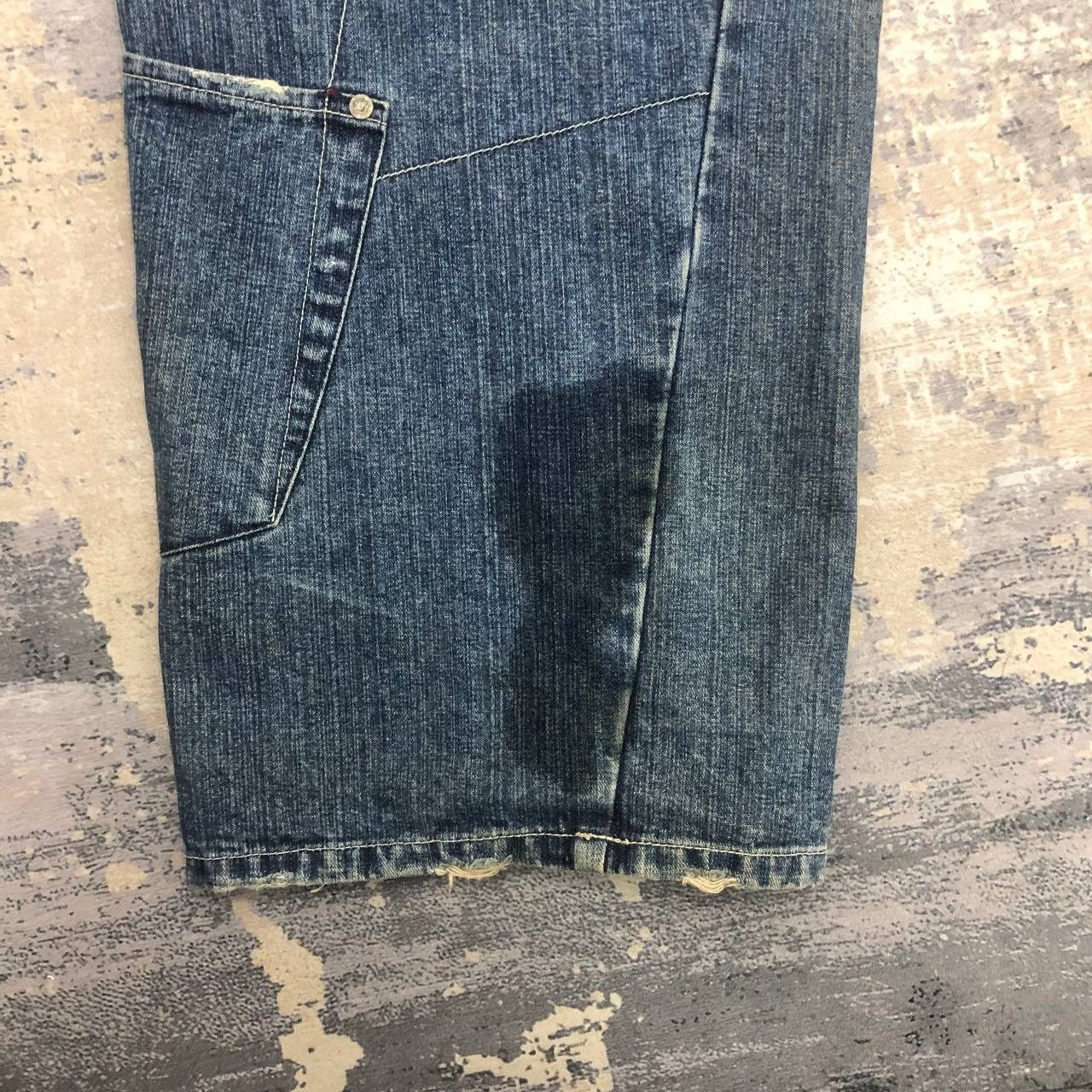 Other P865. VARCITY BAGY JEANS Size US 39 - 19 Thumbnail