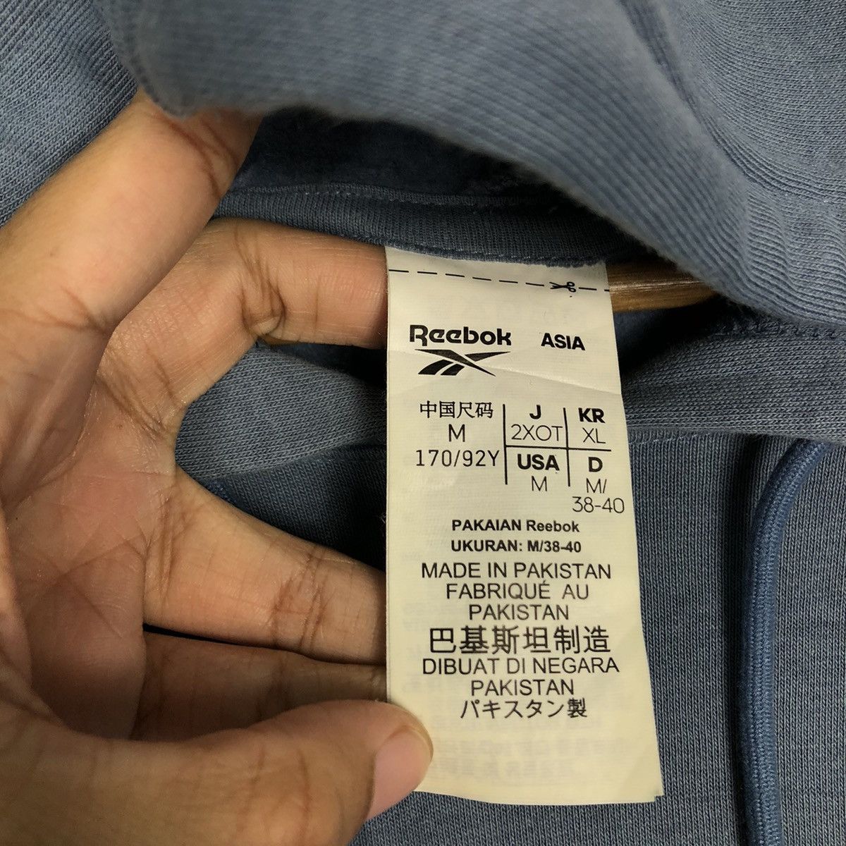Japanese Brand 🔥90’s Vintage Hoodie Pull Over Anorak Reebok Big Logo Size US M / EU 48-50 / 2 - 14 Thumbnail