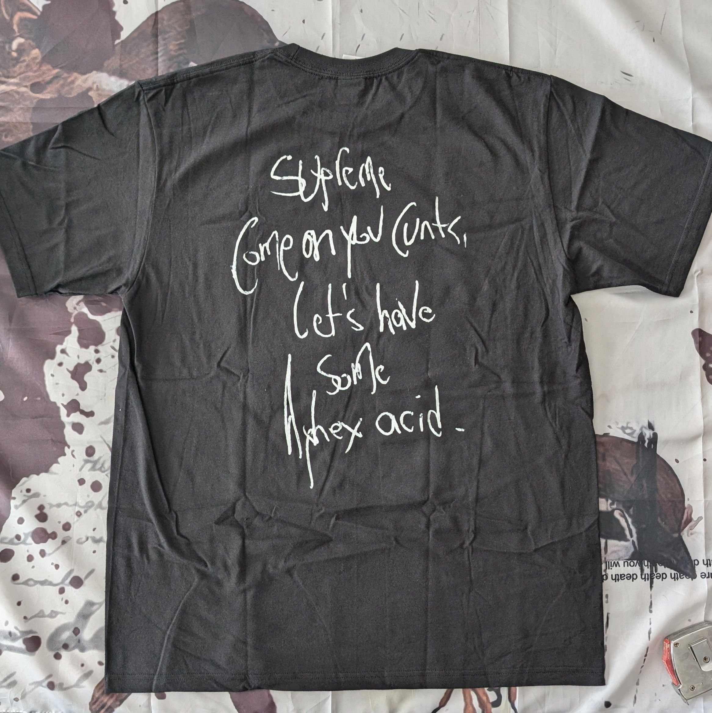 Supreme x Aphex Twin Windowlicker Tee Size US L / EU 52-54 / 3 - 2 Thumbnail