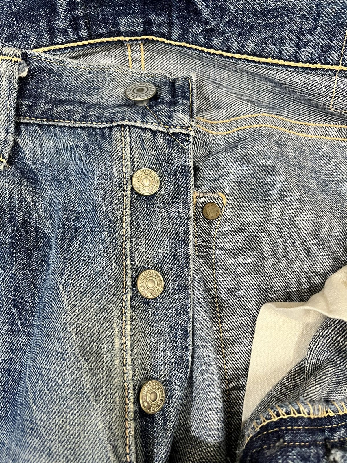 Evisu ‼️‼️Warehouse&Co X Evisu‼️‼️ Lot 0110 Selvedge Denim Size US 31 - 10 Thumbnail