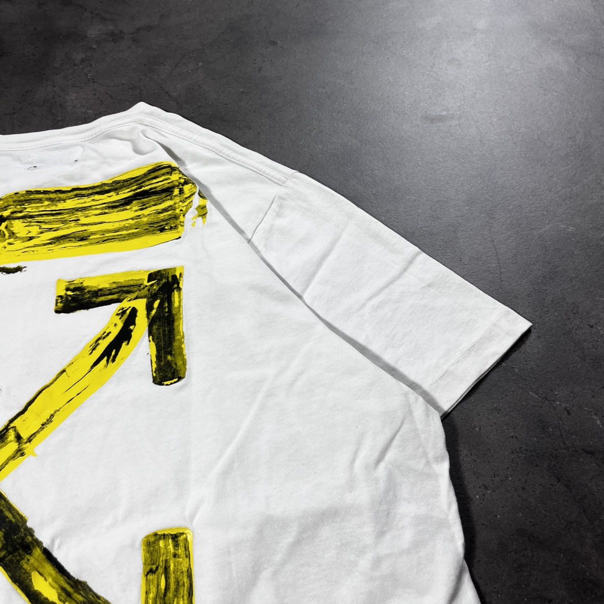 Off-White Virgil Abloh Era Off White Vintage Acrylic Arrows Tee Tshirt Size US XL / EU 56 / 4 - 5 Thumbnail