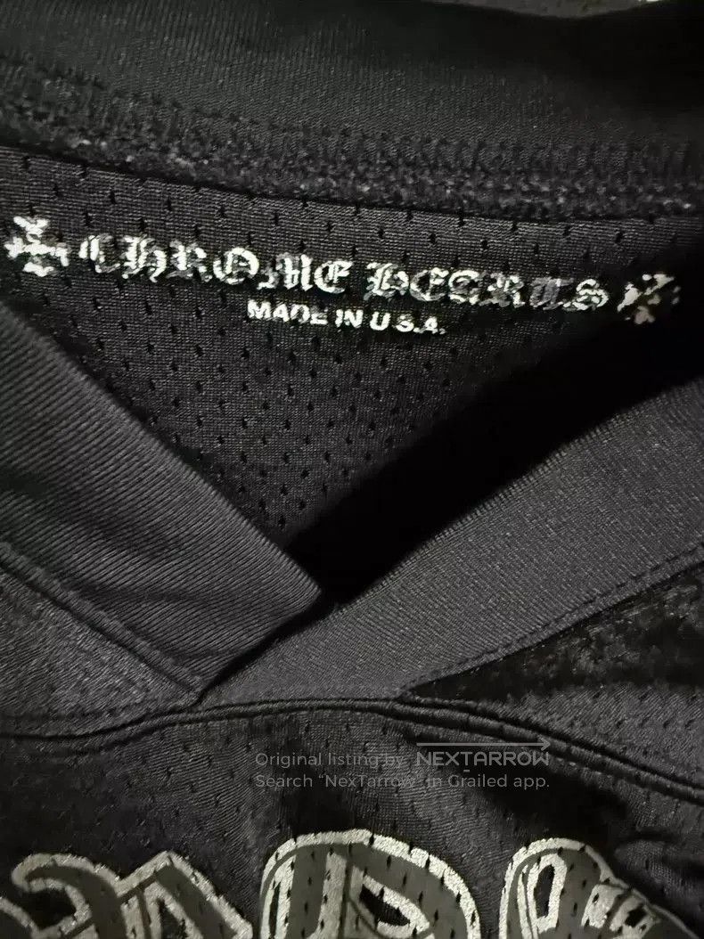 Chrome Hearts Chrome Hearts Black Ice Hockey Short Sleeve Shirt. Size US L / EU 52-54 / 3 - 3 Thumbnail