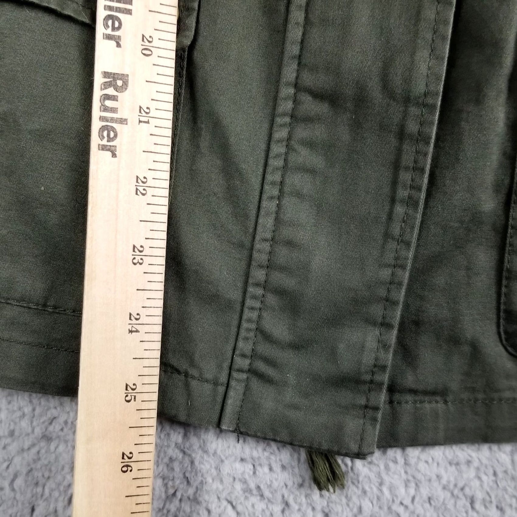 Vintage Wyldr Moto Style Army Zip Up Jacket Women's Size Small Green Military Jacket, Zipper, Breathable, 90s Theme, Regular Fit, Fall Winter, Women Size S / US 4 / IT 40 - 4 Thumbnail