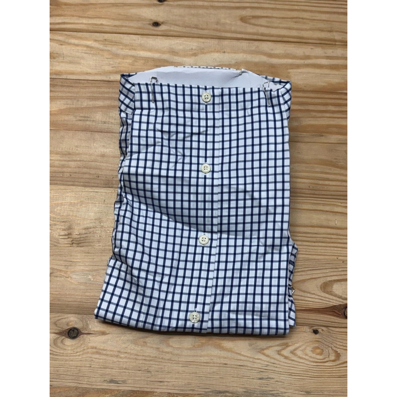 Peter Millar Peter Millar Crown Soft White Blue Plaid Shirt Men’s S NWT Size US S / EU 44-46 / 1 - 5 Thumbnail