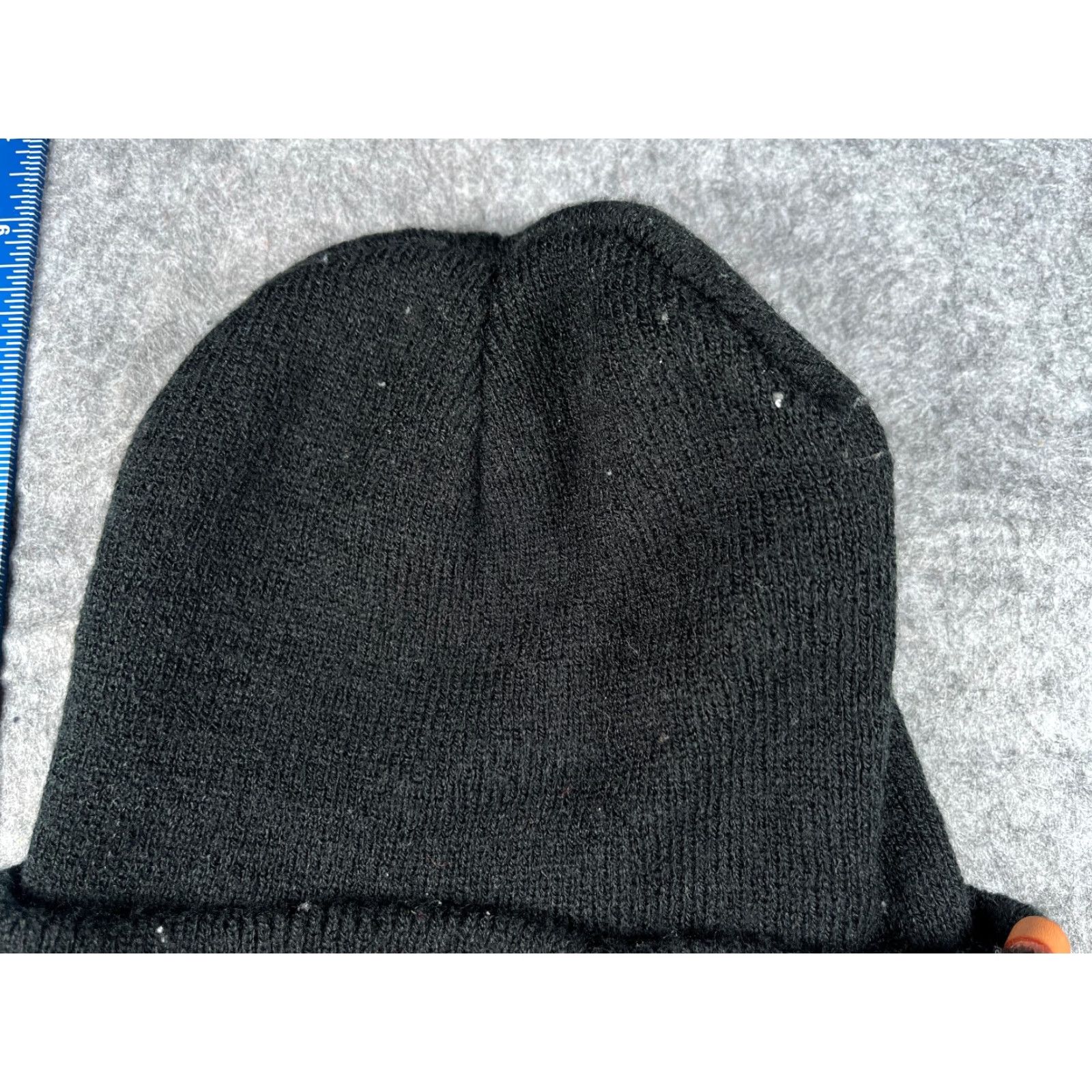Vintage **Black Knit Beanie Toque Adjustable Lightweight Outdoor Adult One Size Turtle Logo Unisex** Size ONE SIZE - 3 Thumbnail