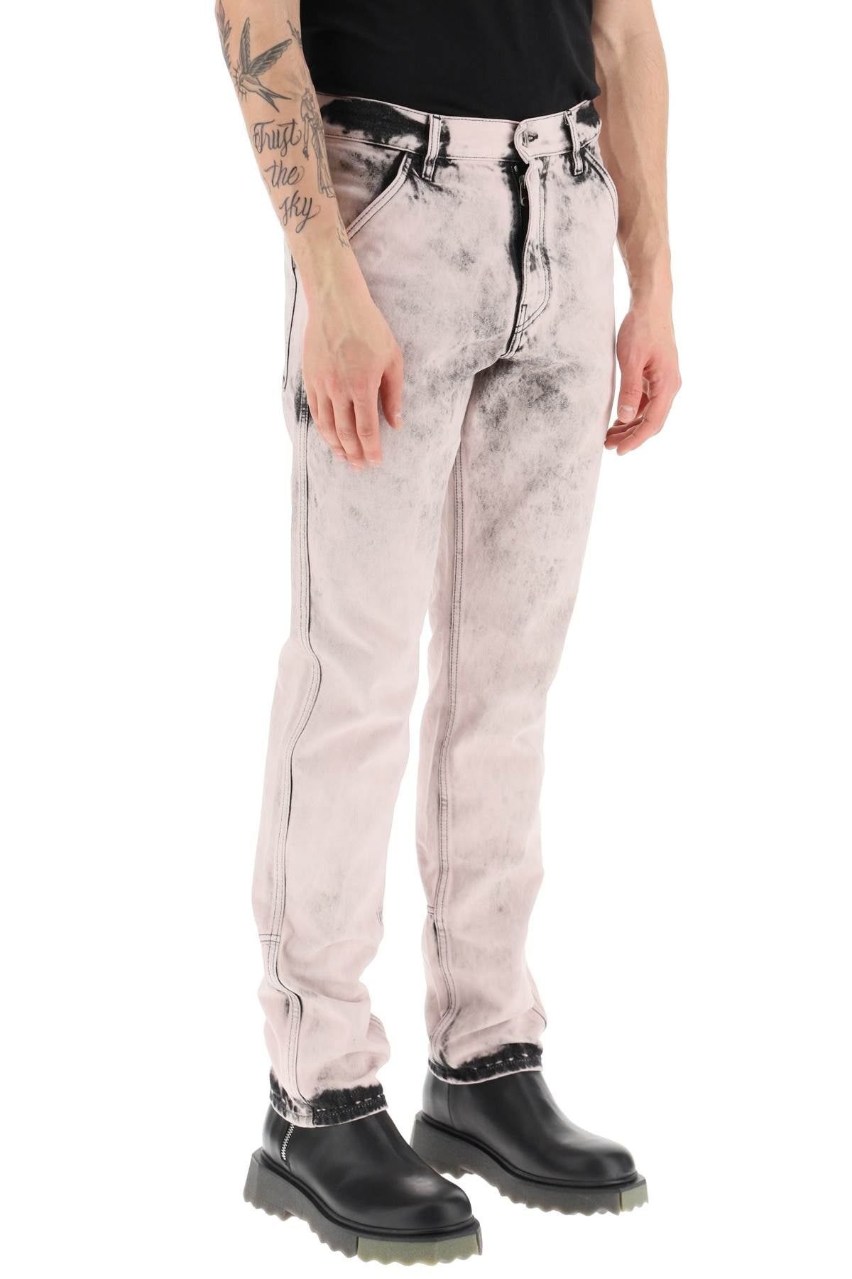 OAMC o1y0225 Denim Pant in Pink/Black Size US 32 / EU 48 - 2 Thumbnail
