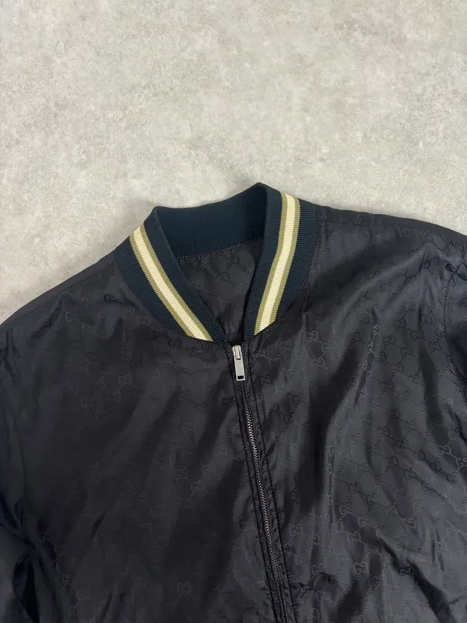 Gucci 2000s Gucci Black Monogrammed Light Windbreaker Jacket Size US M / EU 48-50 / 2 - 4 Thumbnail