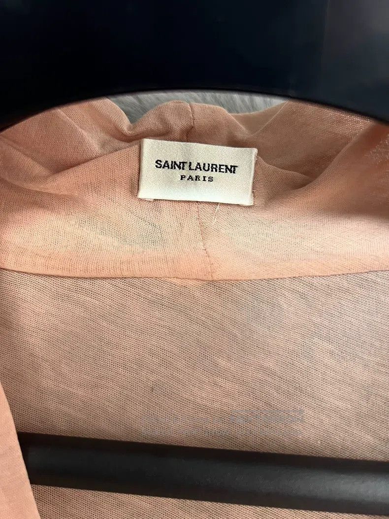 Saint Laurent Paris Saint Laurent Paris Pleated Deep V-neck Semi-transparent S Size M / US 6-8 / IT 42-44 - 3 Thumbnail