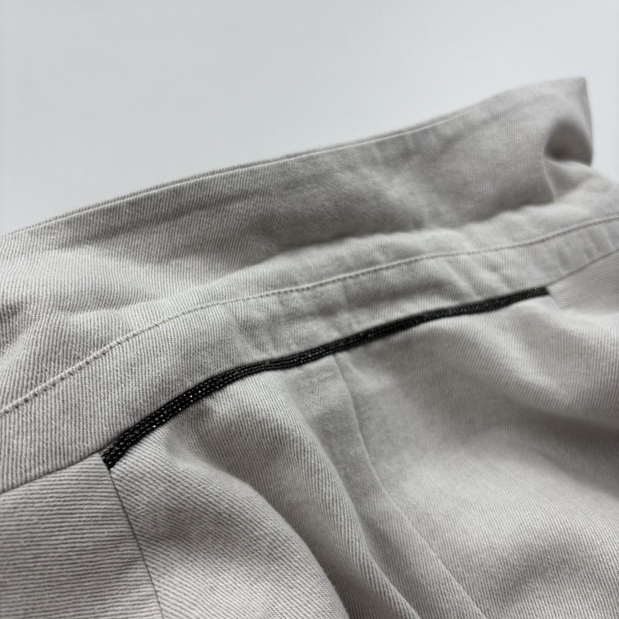 Brunello Cucinelli Brunello Cucinelli Single Breasted Linen Blend Blazer Size S / US 4 / IT 40 - 16 Thumbnail