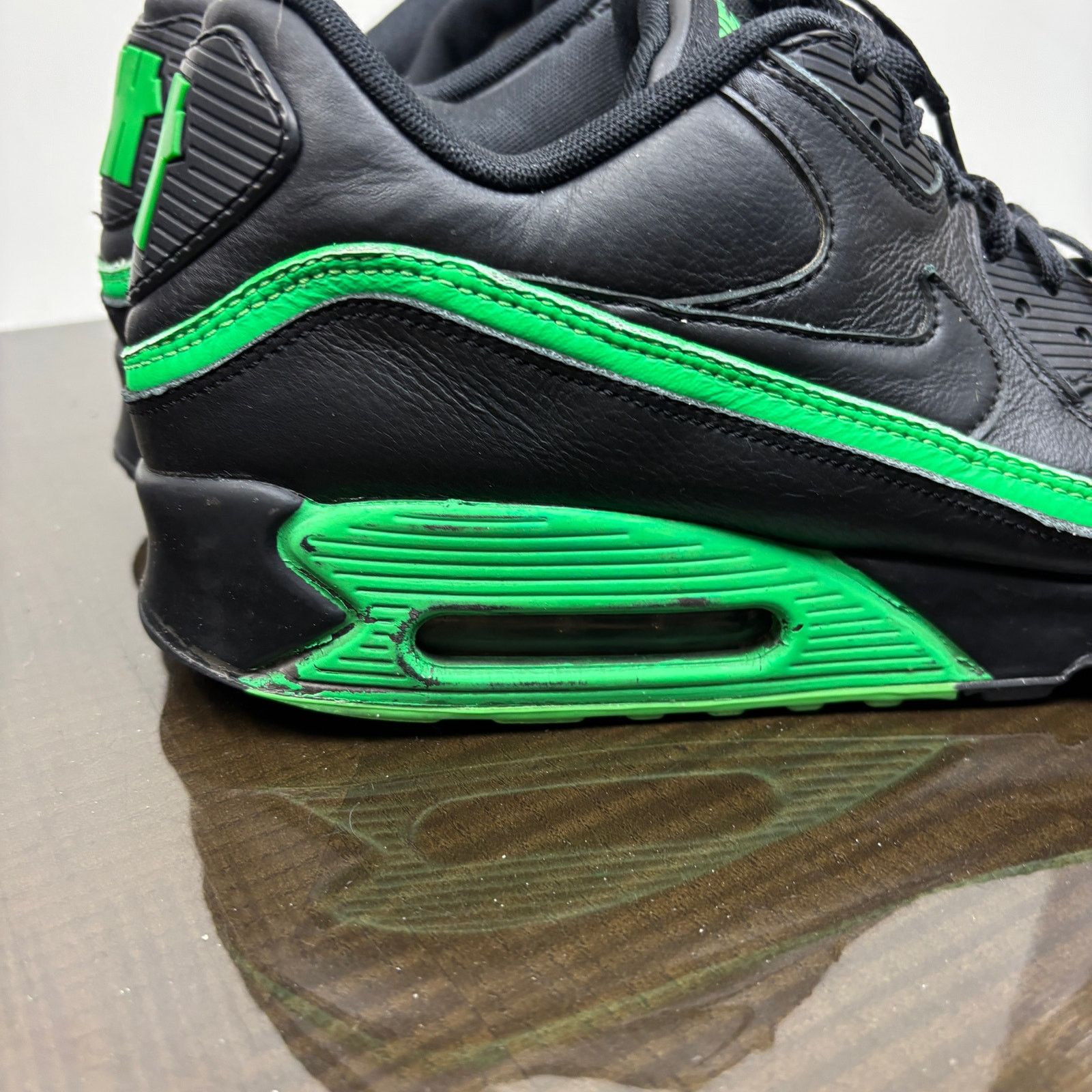Nike × Undefeated Nike Undefeated Air Max 90 Black Green Sneakers Men's 13 Size US 13 / EU 46 - 17 Thumbnail