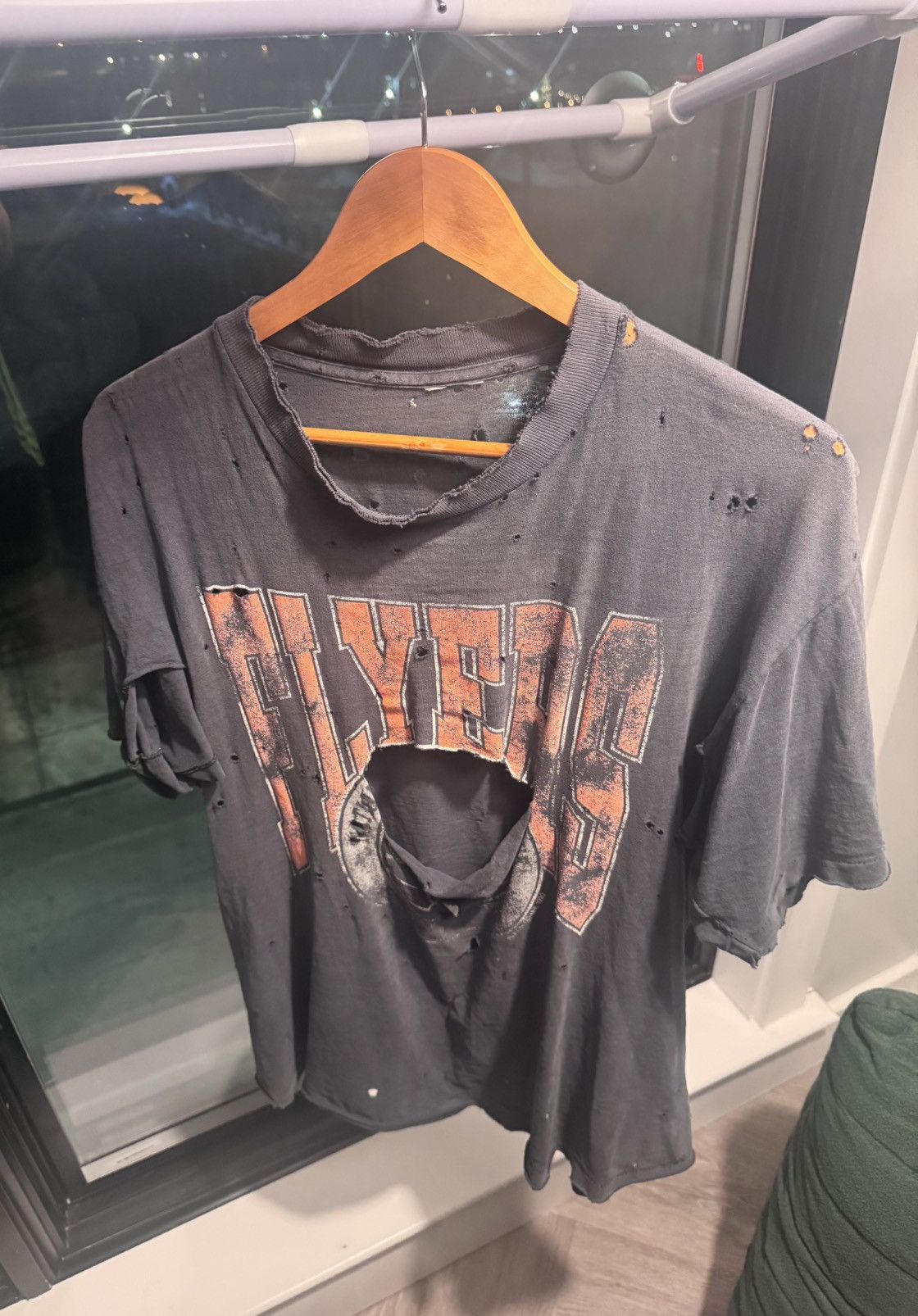 Vintage Vintage Distressed Flyers Shirt Size US L / EU 52-54 / 3 - 1 Thumbnail