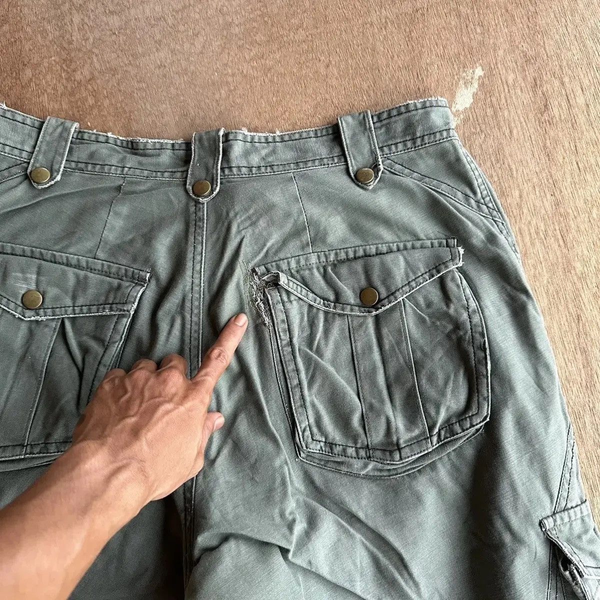 Voodoo Tactical GRAILS 🔥 TWENTY WORK JAPAN Utility Double Bones Cargo Pants Size US 34 / EU 50 - 18 Thumbnail