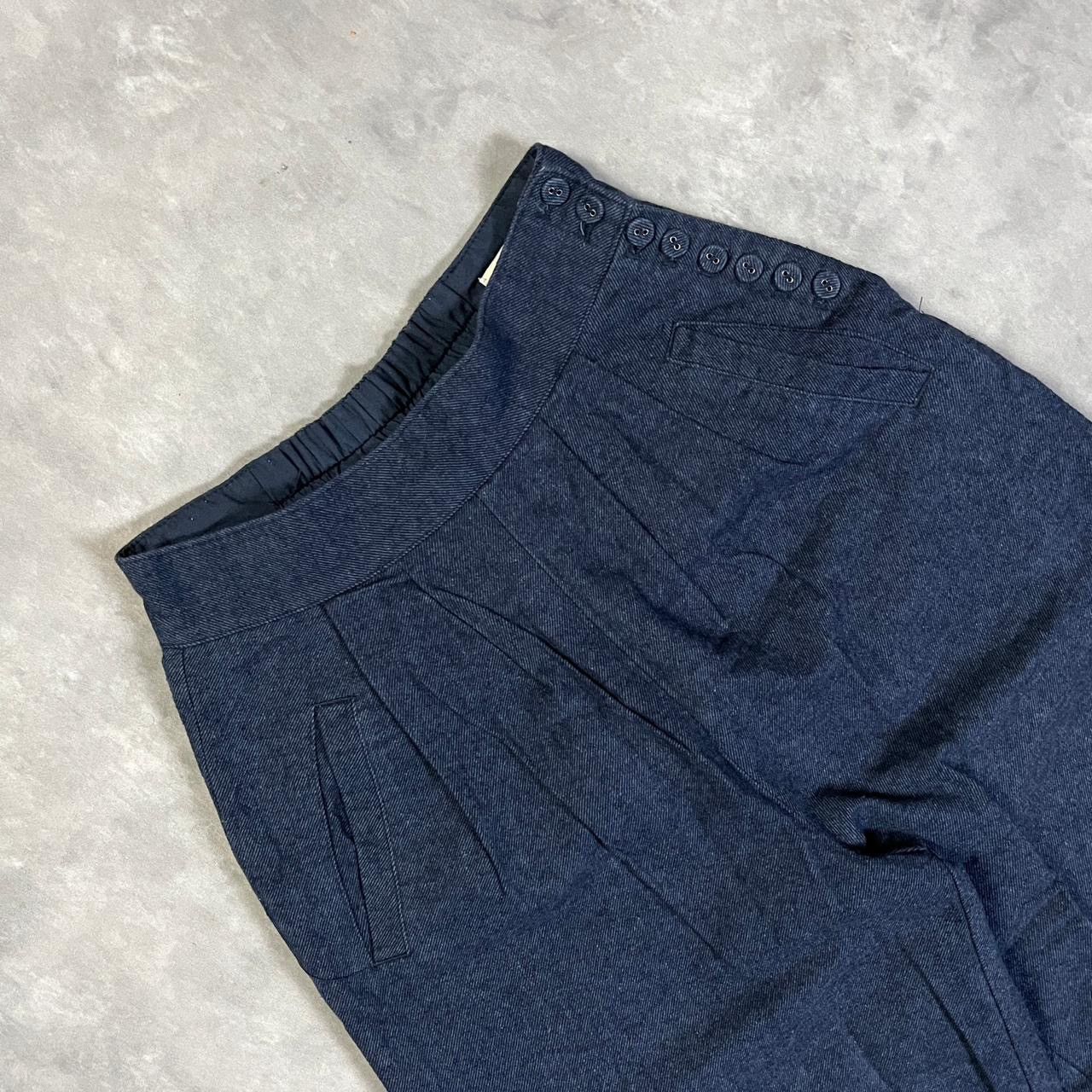 Kapital 2000s Archival Beams Cdg Many Button Pleated Baggy y2k Ifsix Size US 26 / EU 42 - 3 Thumbnail