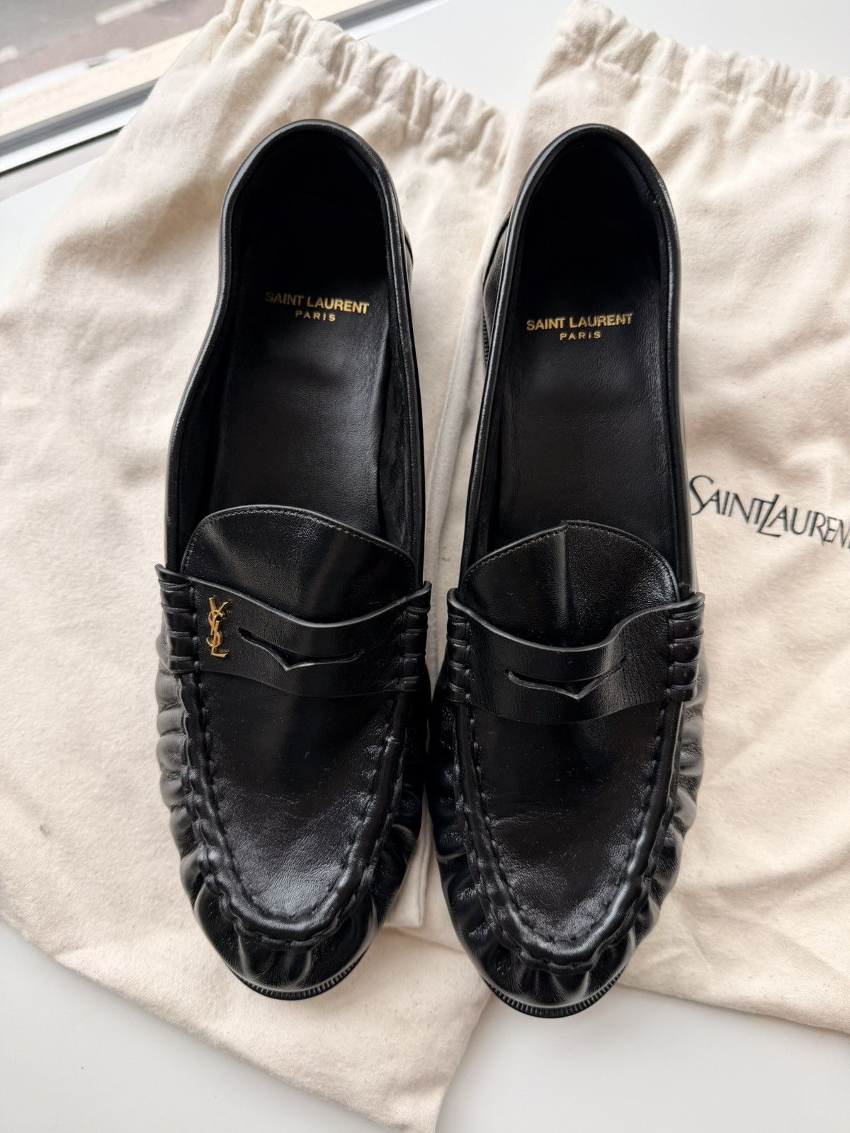 Saint Laurent Paris Le Loafer 83947125VAA1000 Size US 11 / EU 44 - 2 Thumbnail