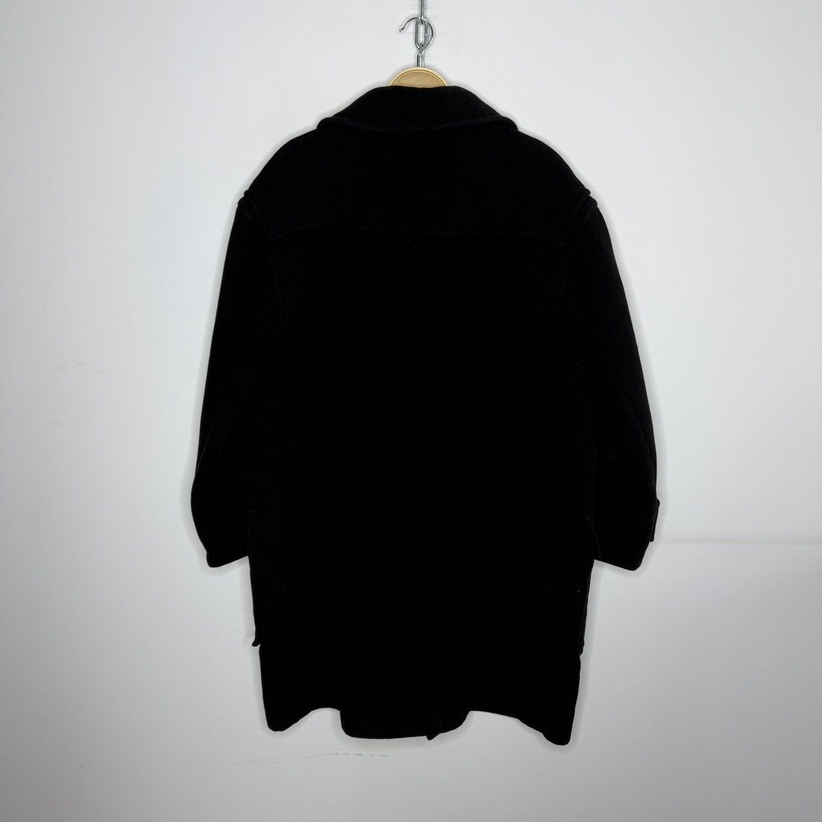 Burberry Burberry Duffle Black Wool Heavy Coat Nova Check Size US XL / EU 56 / 4 - 9 Thumbnail