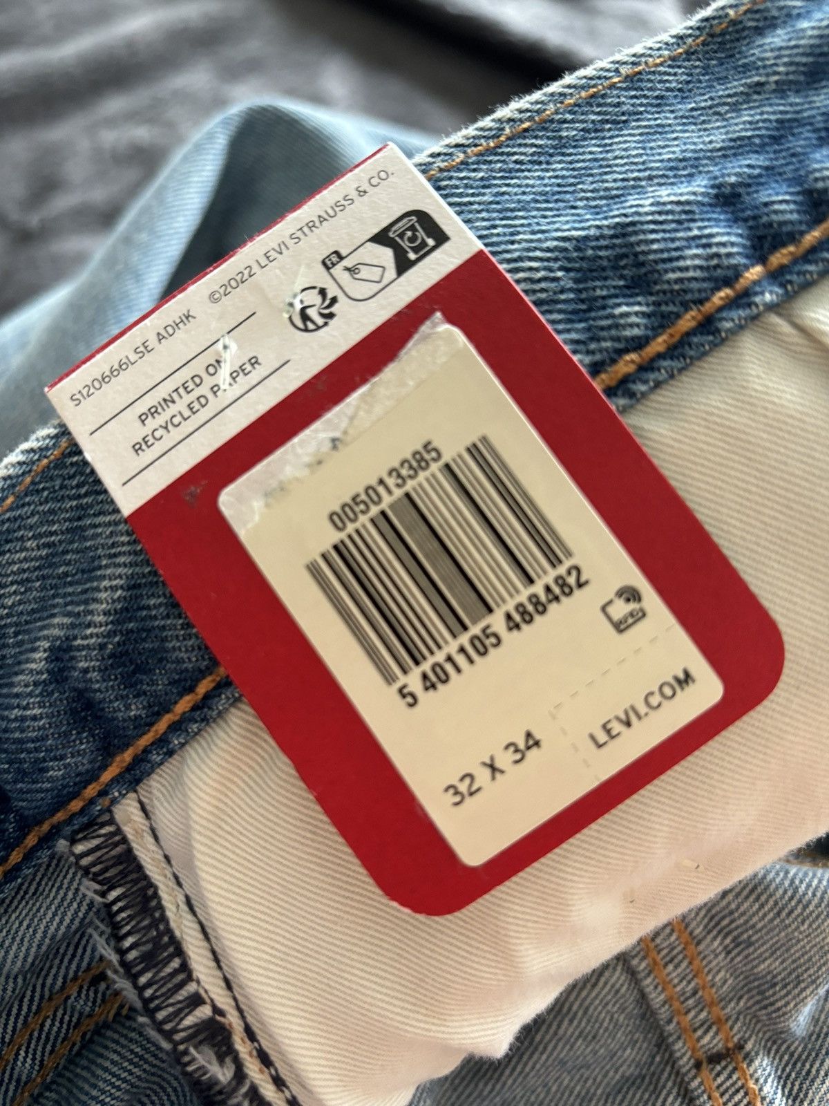 Levi's Levi’s 501 150 anniversary patchwork denim jeans pants Size US 32 / EU 48 - 7 Thumbnail