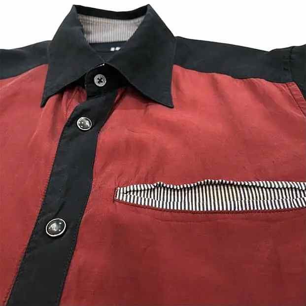 Hysteric Glamour Vintage Hysteric Glamour Two Tone Shirt Size US M / EU 48-50 / 2 - 5 Thumbnail