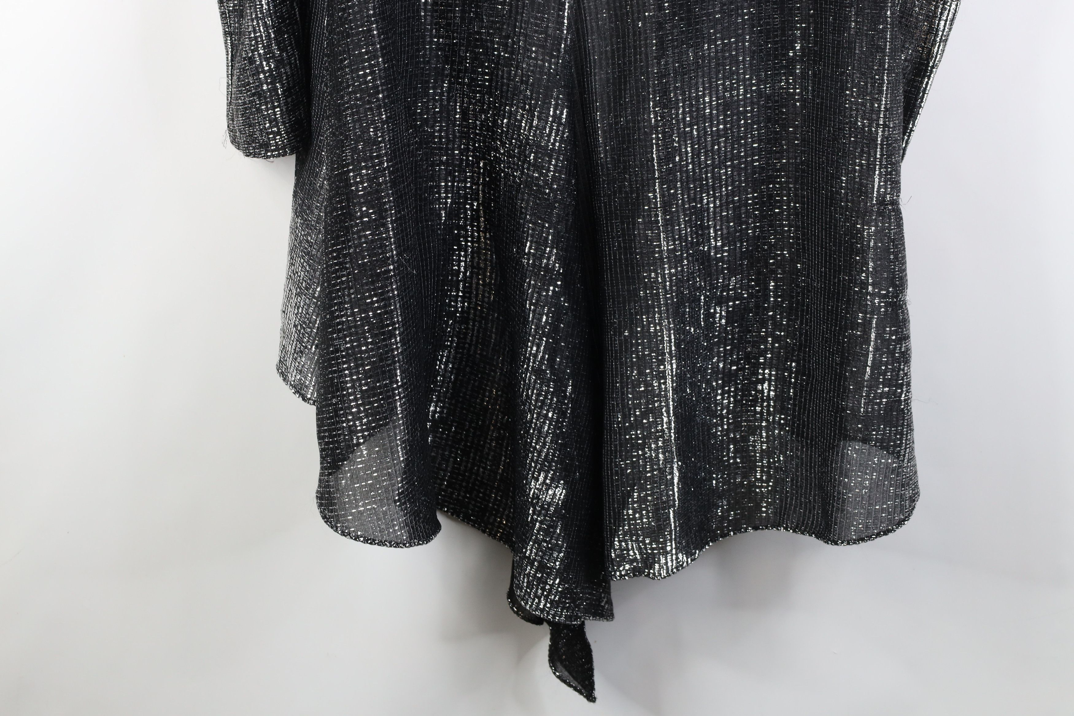 Vintage Vintage 80s Streetwear Puff Sleeve Metallic Open Jacket USA Size XXL / US 16-18 / IT 52-54 - 12 Thumbnail