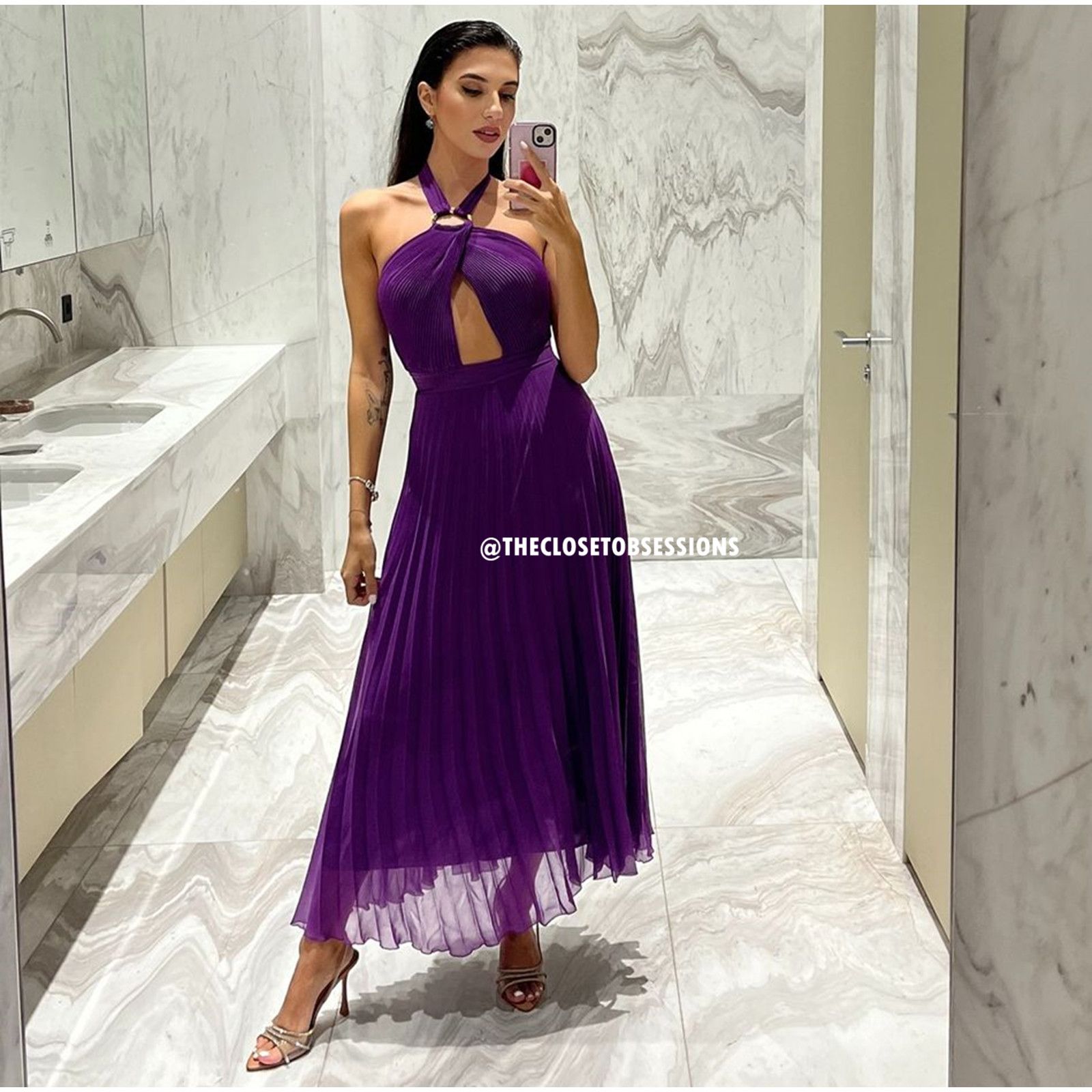 Zara ZARA BLOGGER FAVE!!! Halter Neck Midi Dress NWT Size XL / US 12-14 / IT 48-50 - 20 Thumbnail