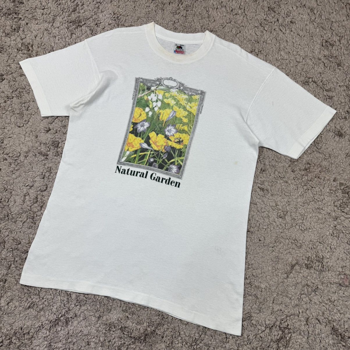 Vintage Vintage Art Natural Garden Flora T-shirt Size US L / EU 52-54 / 3 - 4 Thumbnail