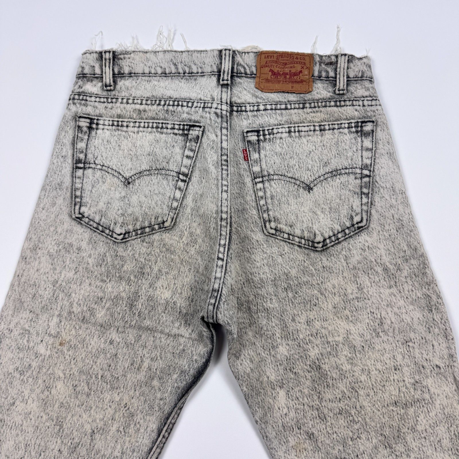 Levi's Vtg Levi's 505 Acid Wash USA Distressed Jeans 32 Size US 32 / EU 48 - 22 Thumbnail