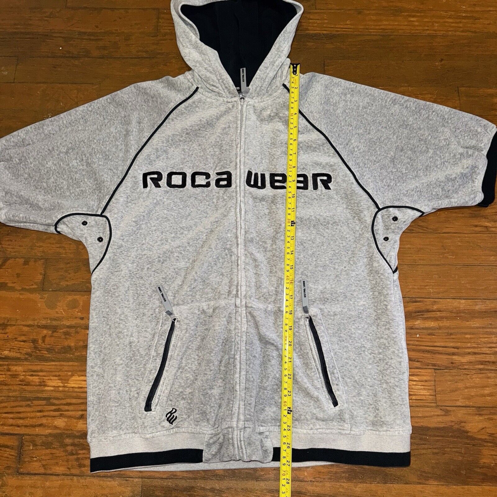 Rocawear Vintage Y2K Rocawear Short Sleeve Hooded Zip Up Sweatsuit