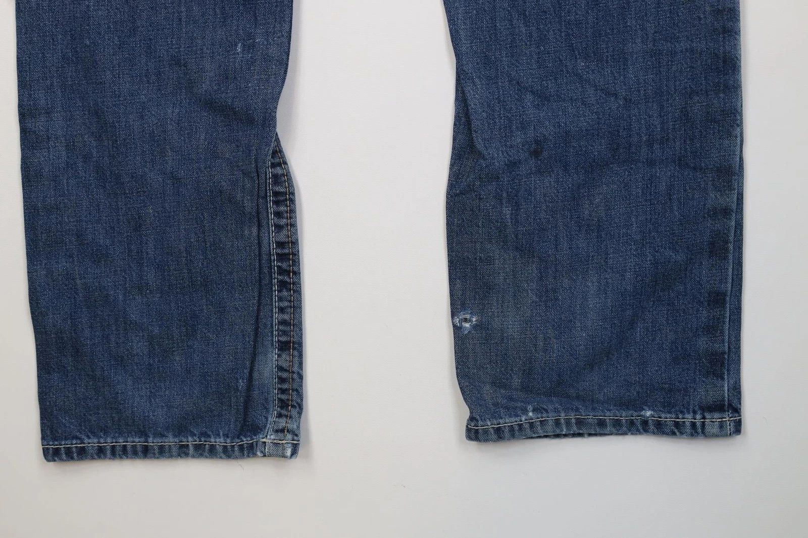 Ariat Ariat M3 Loose Fit Thick Stitch Wide Leg Denim Jeans Blue Size US 29 - 14 Thumbnail