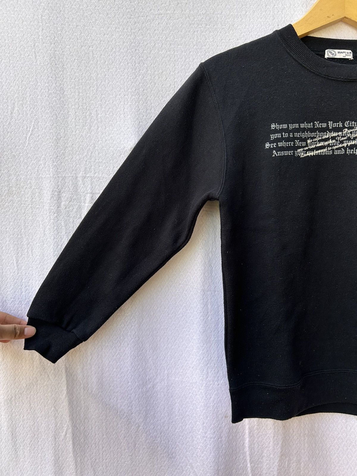 If Six Was Nine × Japanese Brand × Le Grande Bleu (L.G.B.) Japanese ramon skull sweatshirt poem cross shirt Size US S / EU 44-46 / 1 - 5 Thumbnail