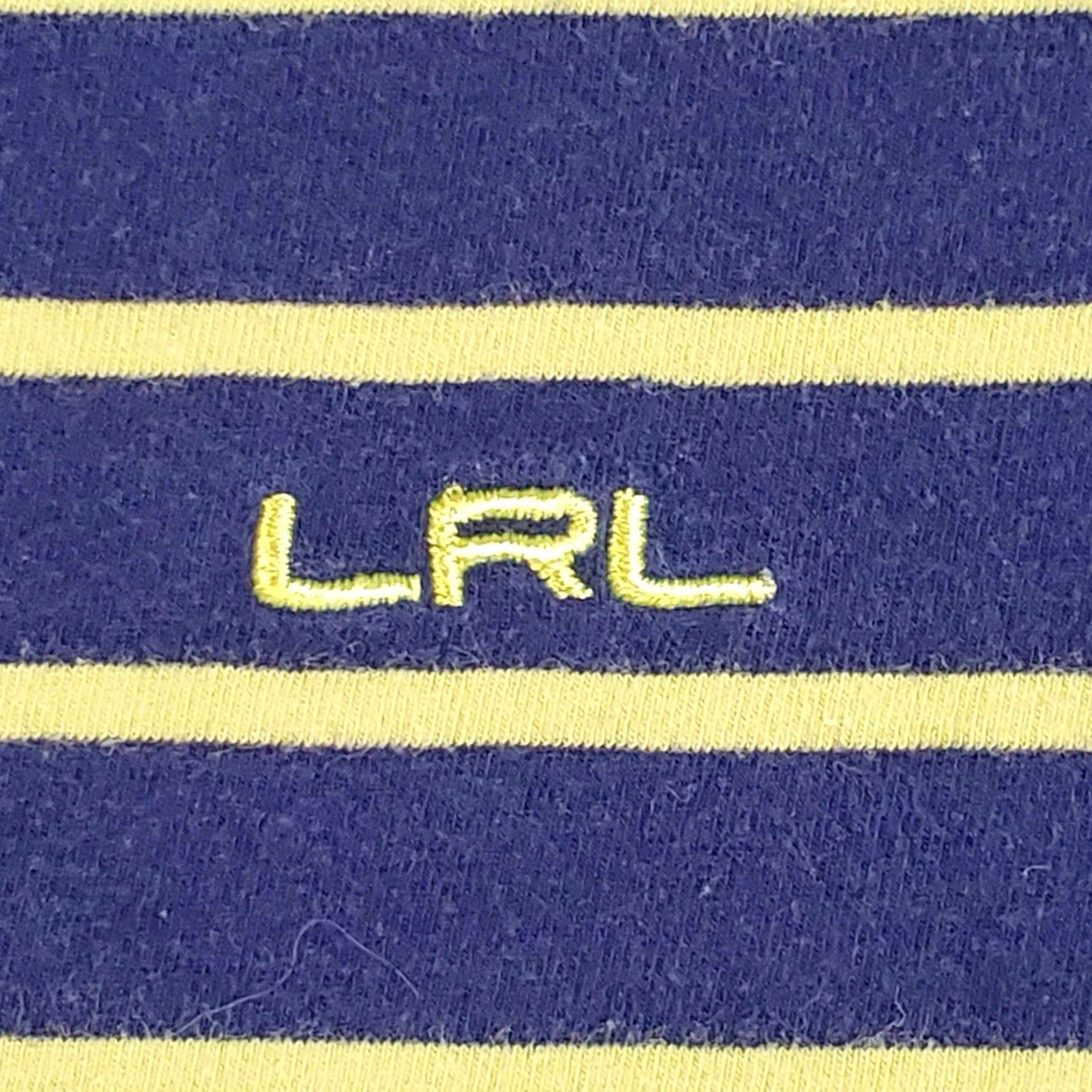 Ralph Lauren Lauren Ralph Lauren Active Long Sleeve Top Womens XL Striped Blue Yellow Size XL / US 12-14 / IT 48-50 - 2 Thumbnail
