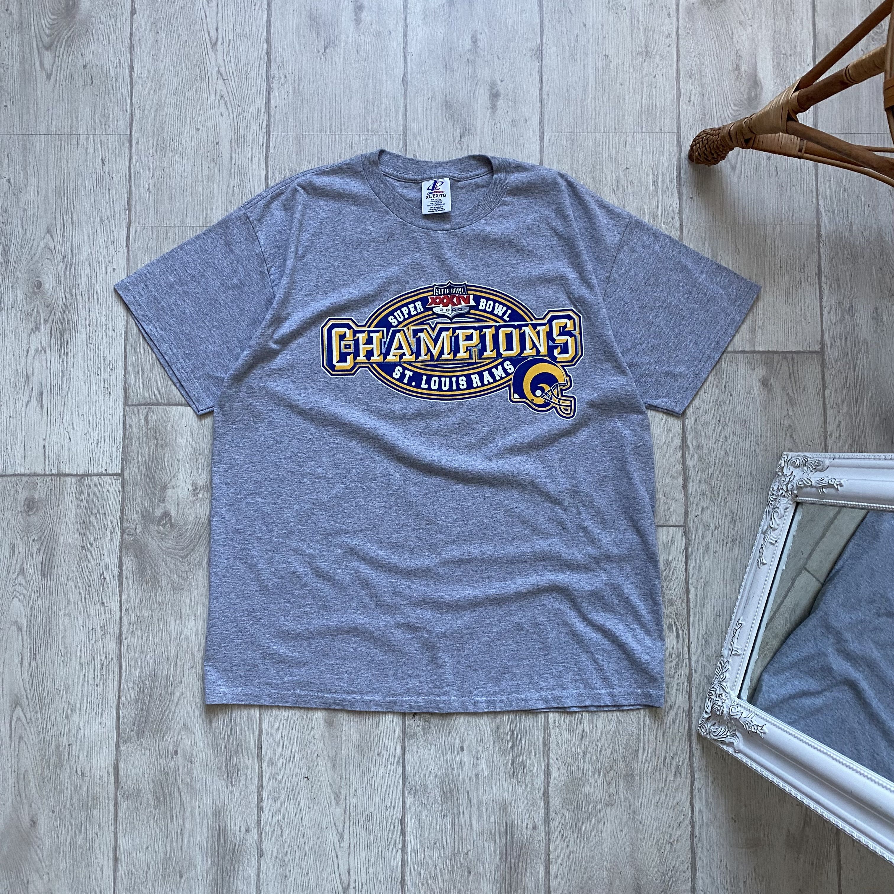 NFL 🏈 Vintage Super Bowl XXXIV St Louis Rams Tee 2000 Size US XL / EU 56 / 4 - 1 Thumbnail