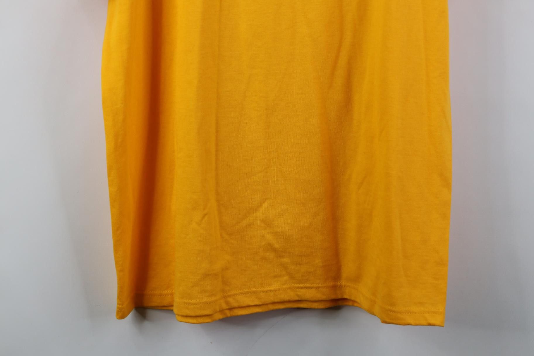 Vintage Deadstock Vintage 90s Streetwear Short Sleeve T-Shirt Yellow Size US M / EU 48-50 / 2 - 8 Thumbnail