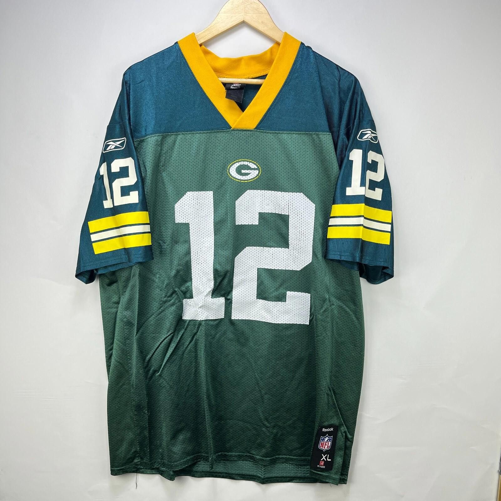 Reebok Vintage Green Bay Packers Jersey Aaron Rogers # 12 XL Size ONE SIZE - 1 Thumbnail